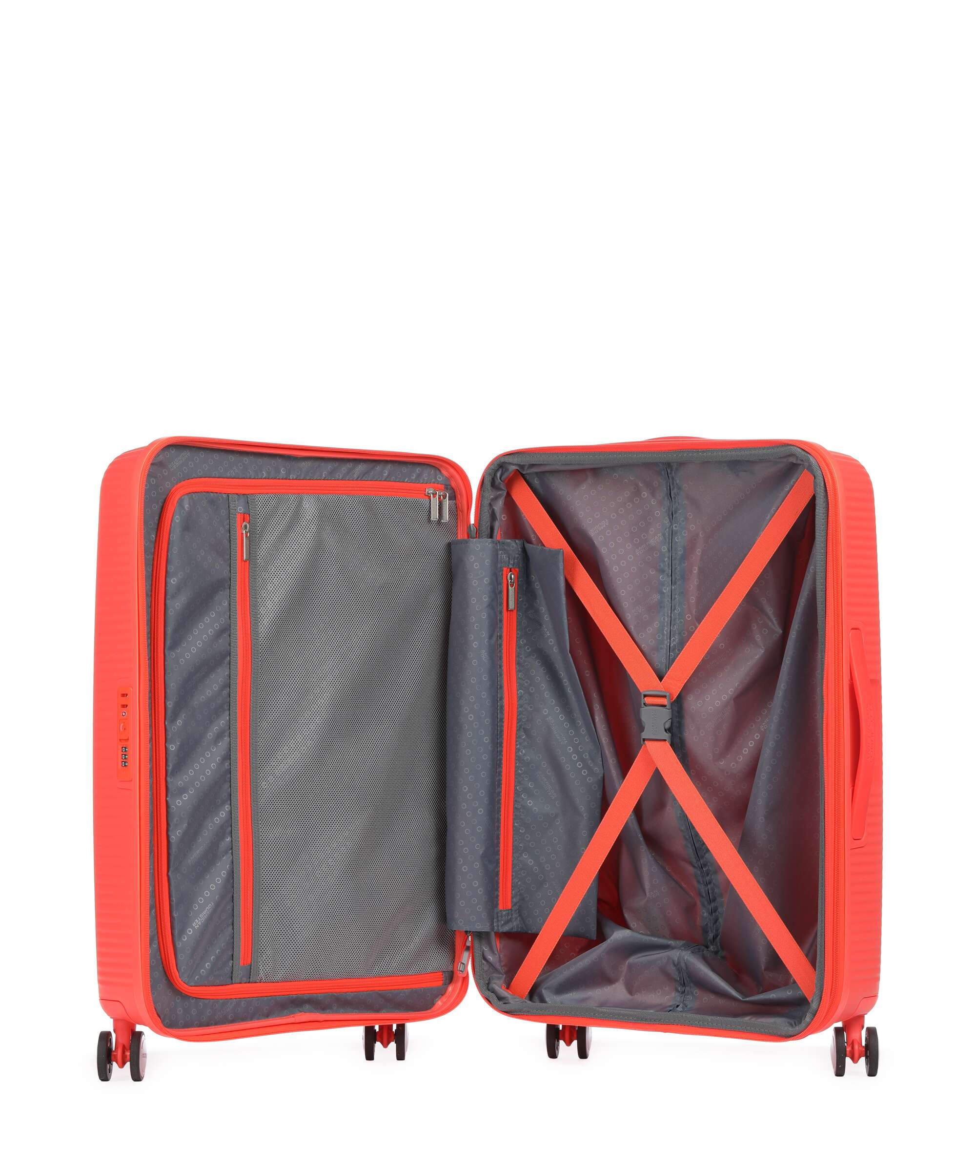American Tourister Soundbox Spinner (4 wheels) neon orange - Image 6