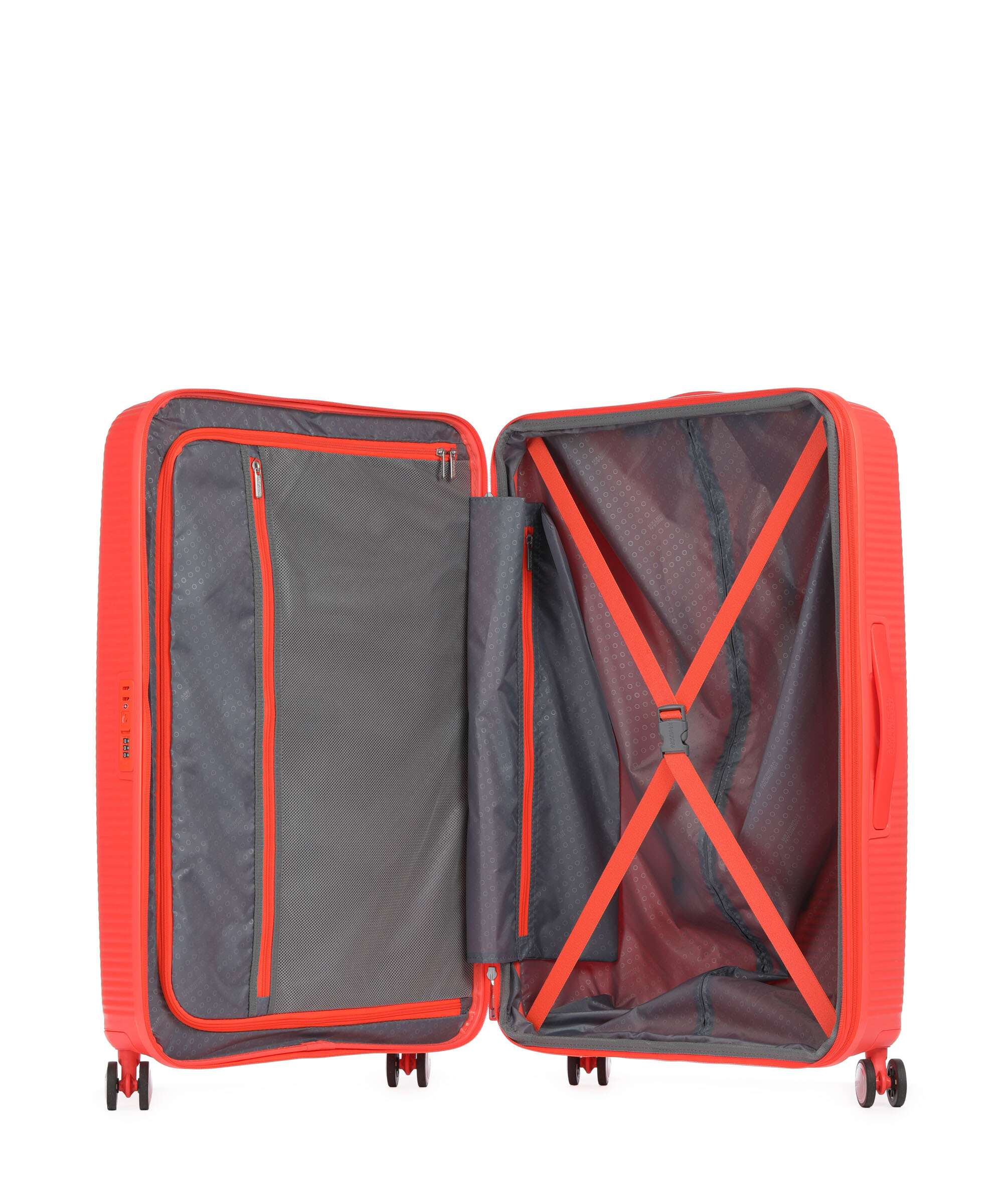 American Tourister Soundbox Spinner (4 wheels) neon orange - Image 6