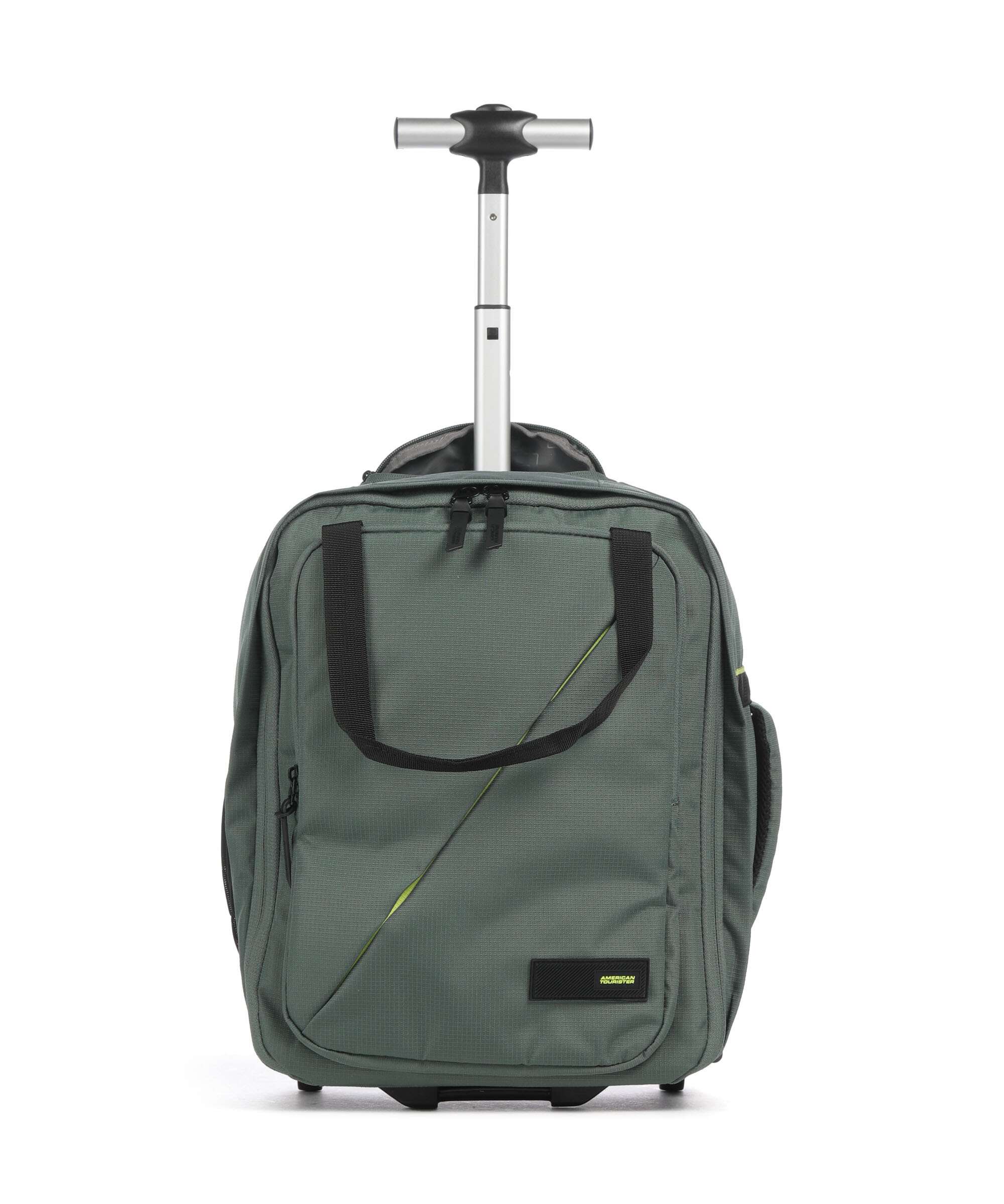 American Tourister Take2Cabin Backpack with wheels dark forest