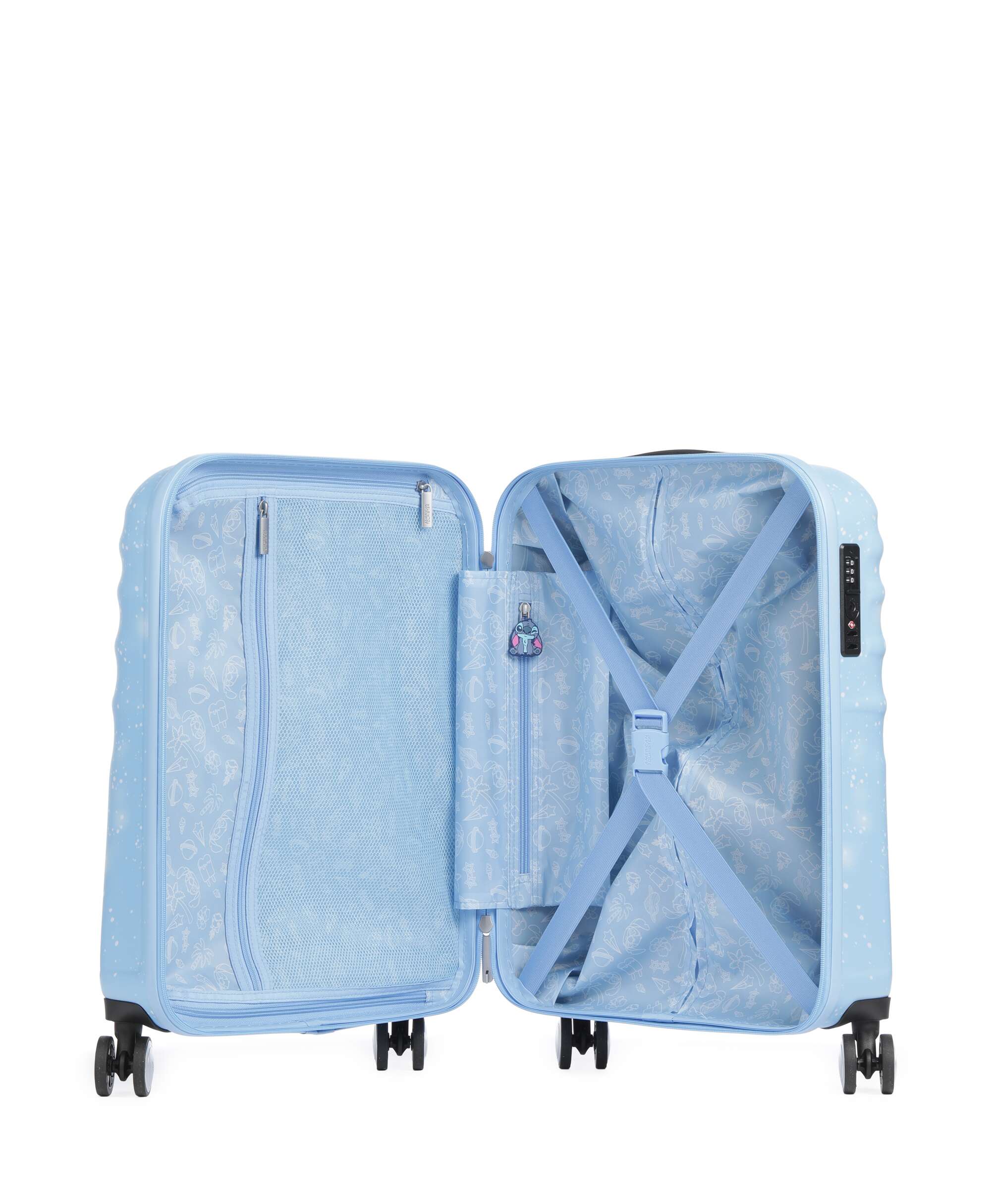 American Tourister Wavebreaker Disney Spinner (4 wheels) stitch universe - Image 5