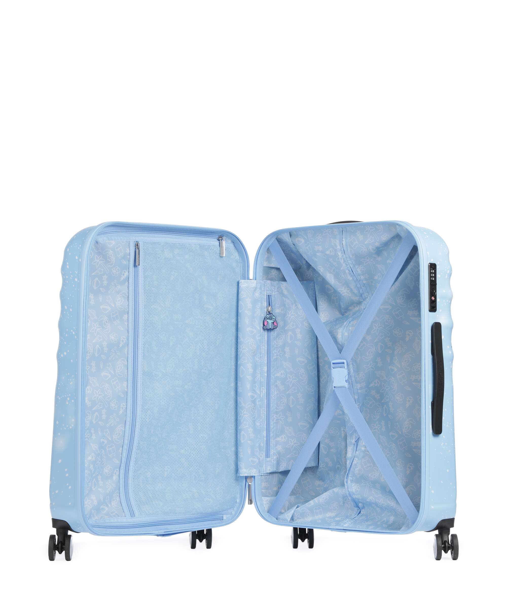 American Tourister Wavebreaker Disney Spinner (4 wheels) stitch universe - Image 5