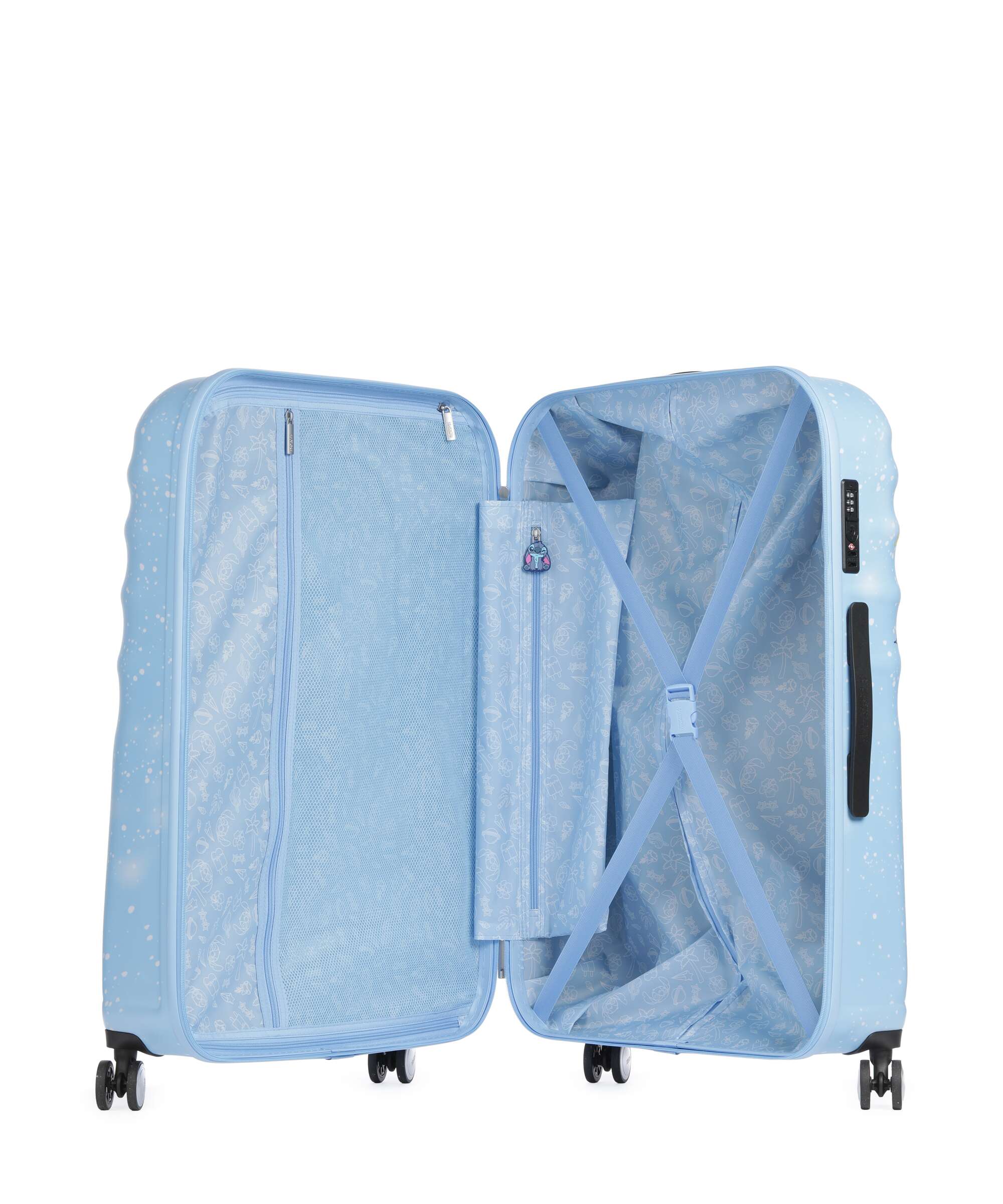 American Tourister Wavebreaker Disney Spinner (4 wheels) stitch universe - Image 5