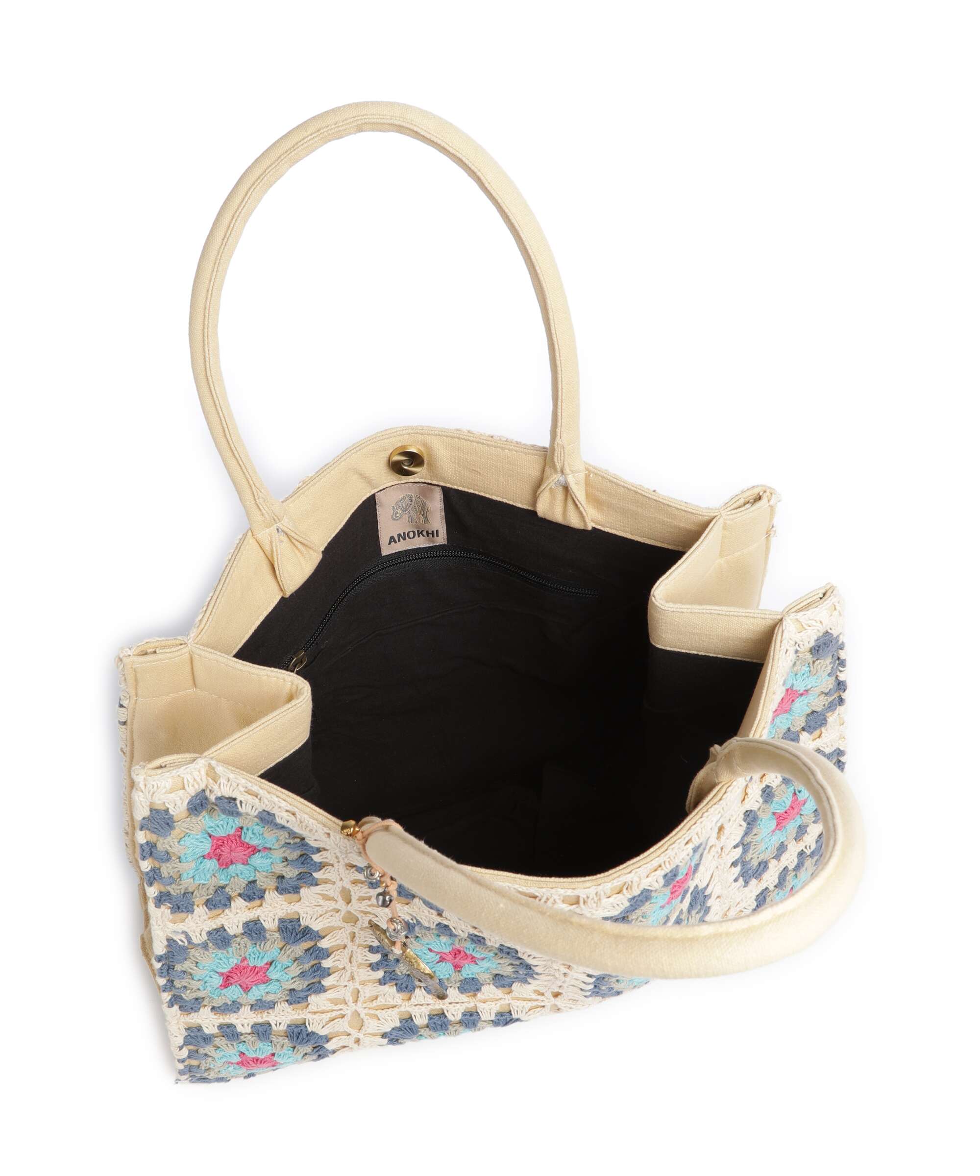 Anokhi Tote bag blue - Image 6