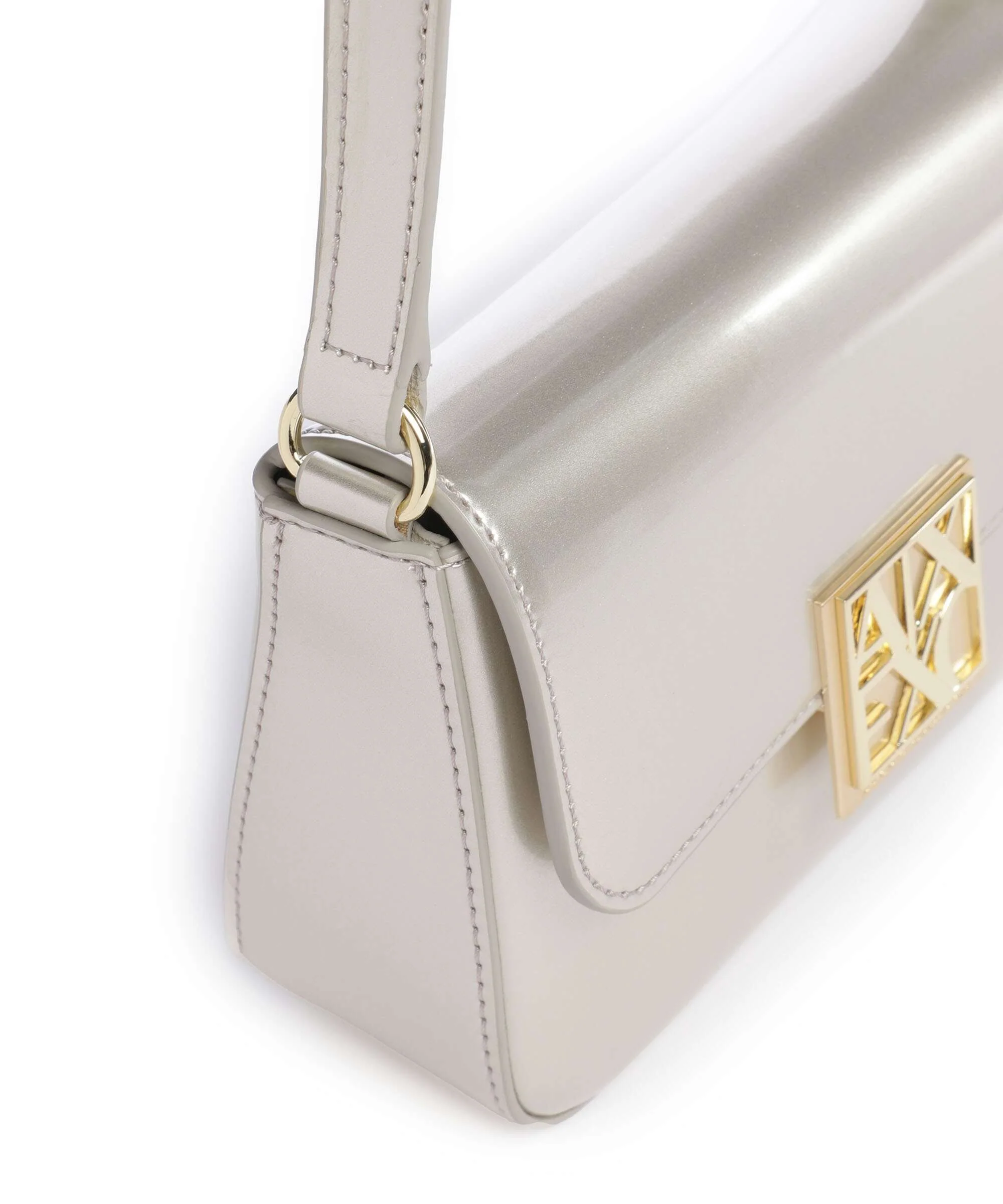 Armani Exchange Amy S Crossbody bag light gold - Image 4