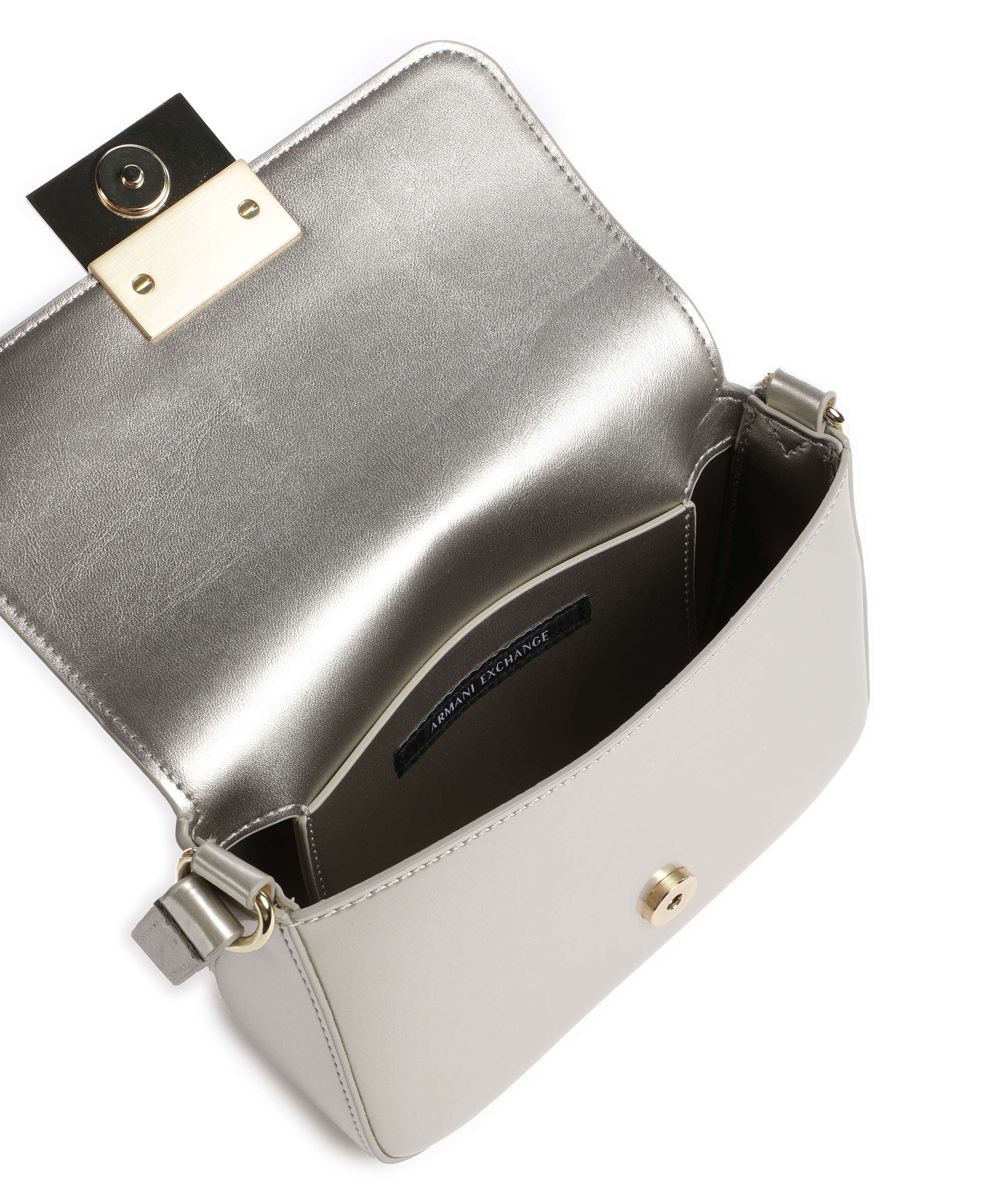 Armani Exchange Amy S Crossbody bag light gold - Image 6