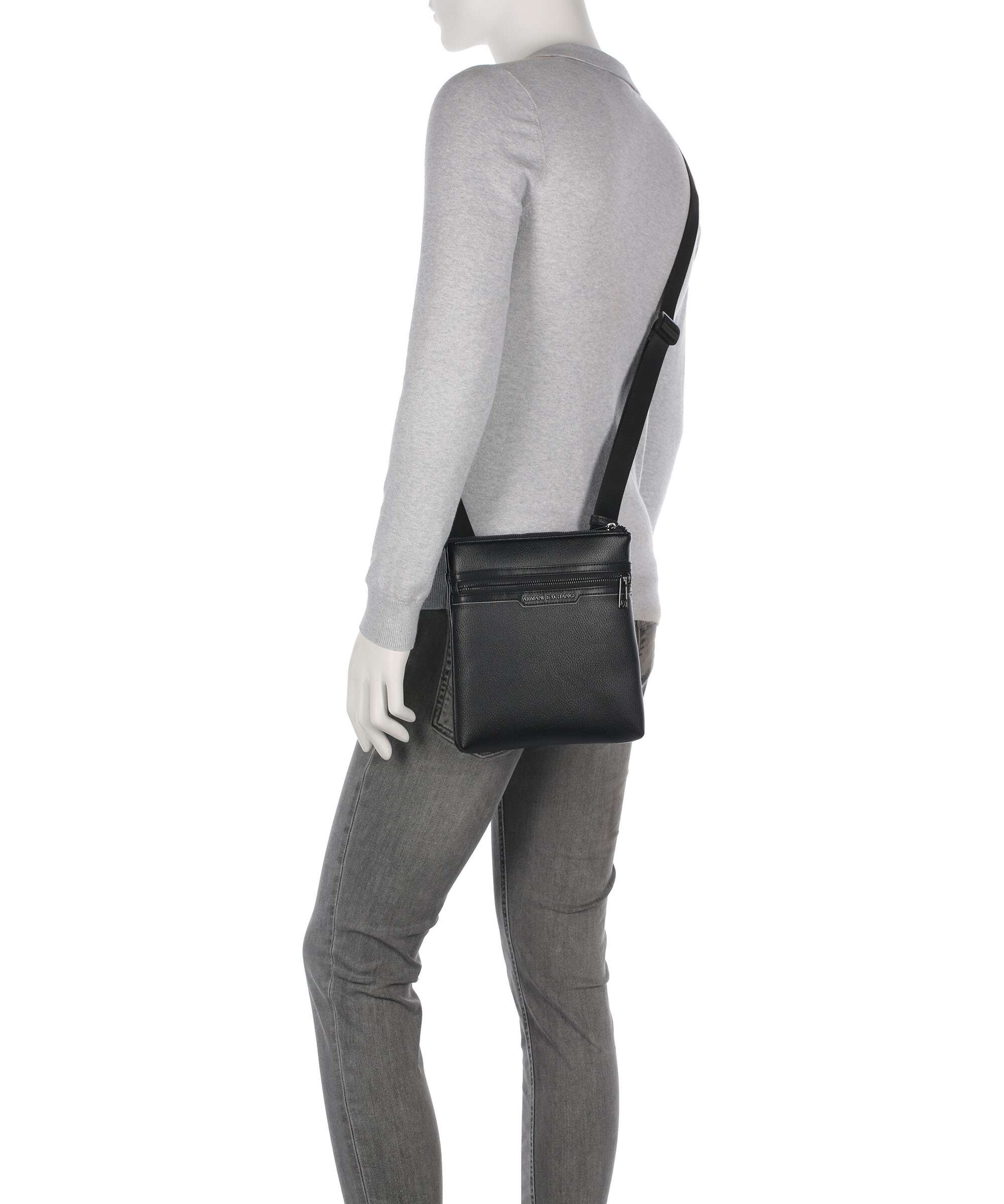 Armani Exchange Cedric Crossbody bag black - Image 3