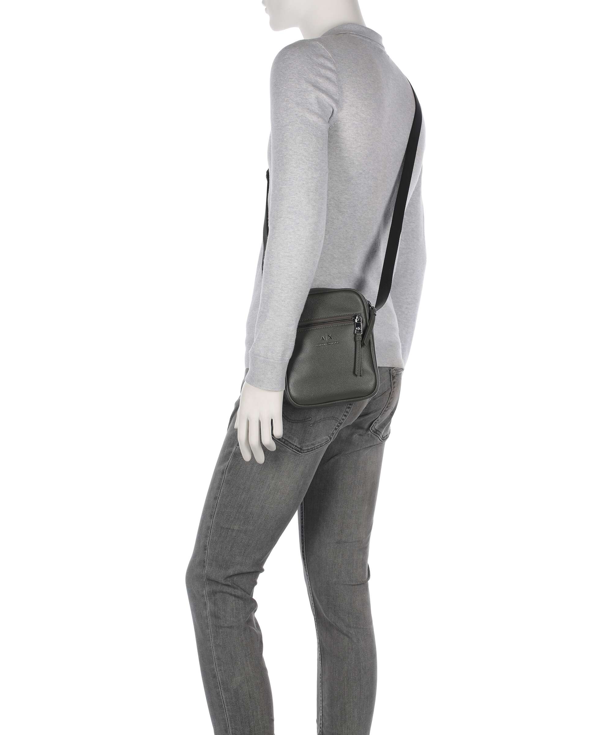 Armani Exchange Dino Crossbody bag sage - Image 3