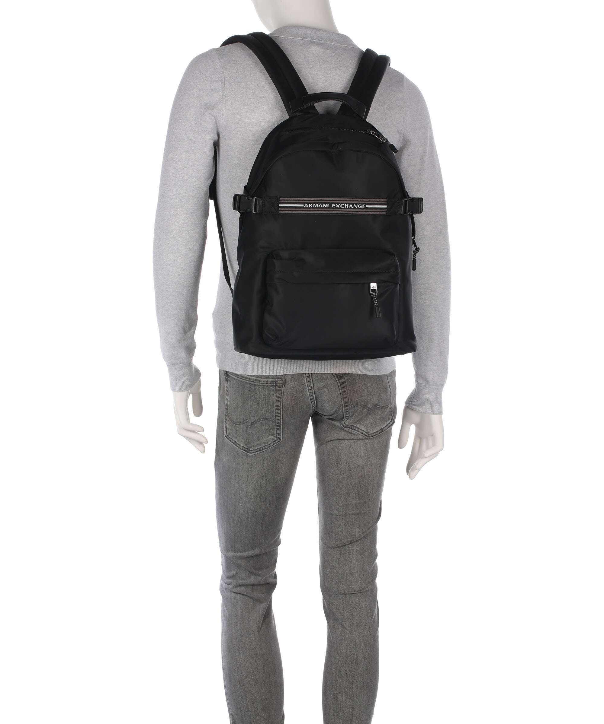 Armani Exchange Gabriel Backpack black - Image 3