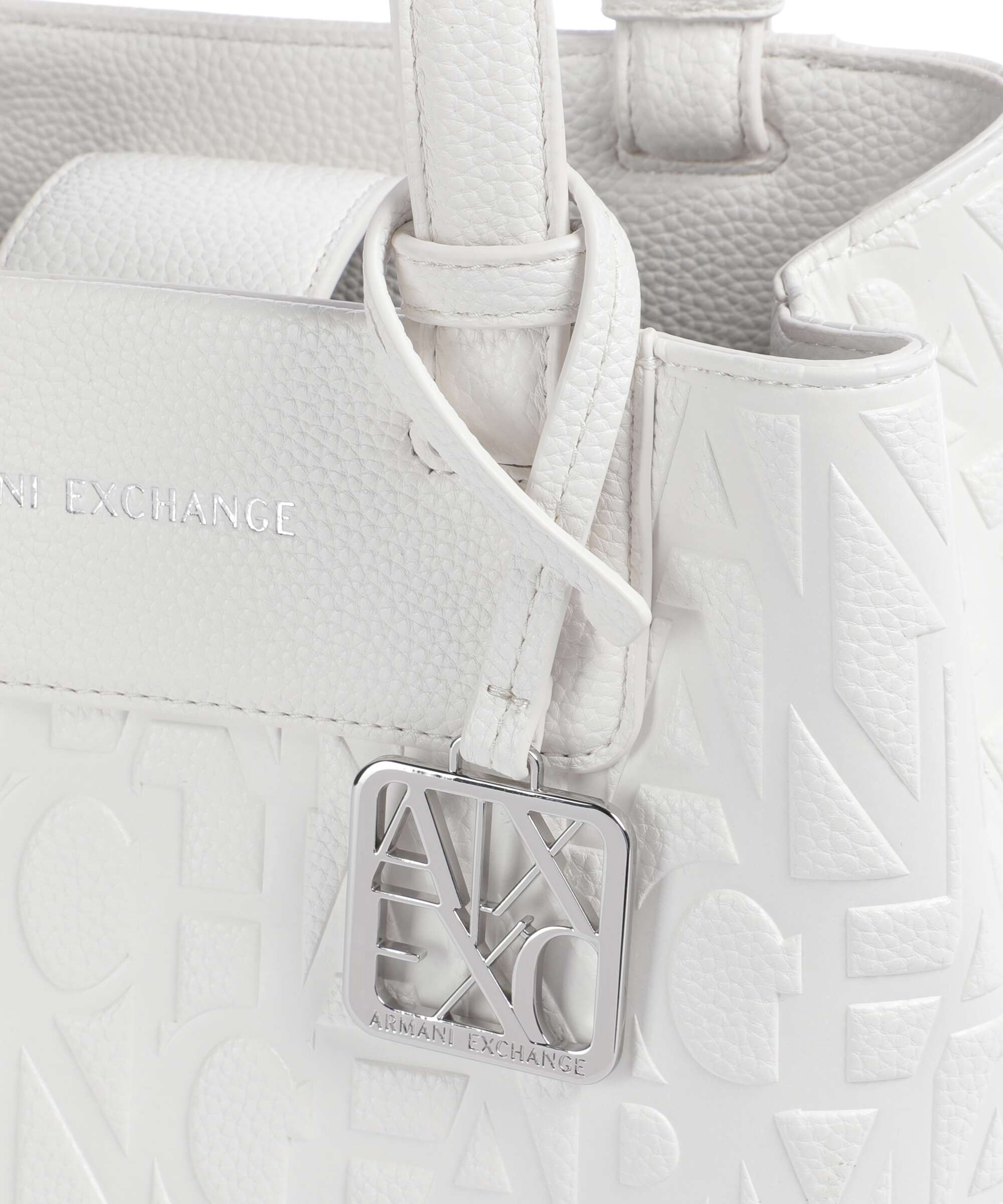 Armani Exchange Liz Monogram S Handbag off white - Image 3