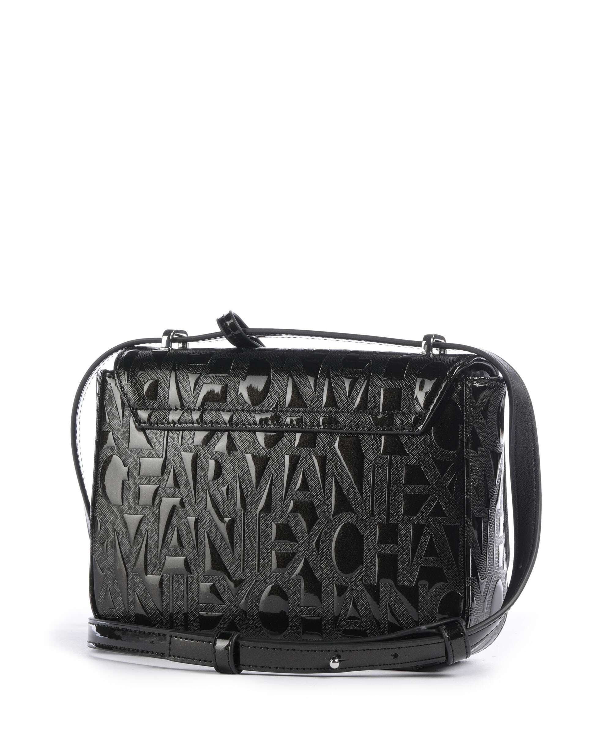 Armani Exchange Liz Patent Crossbody bag black - Image 2