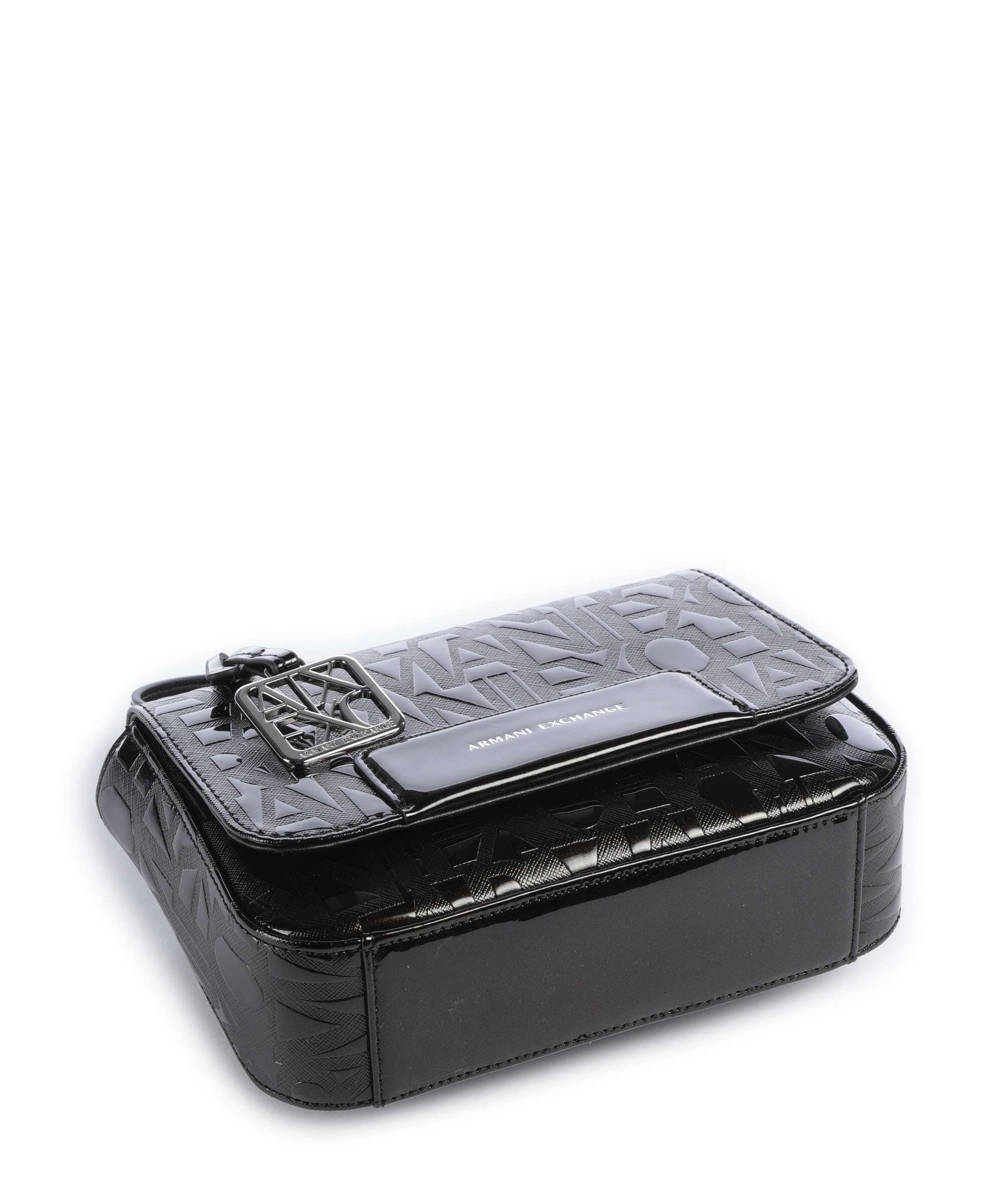 Armani Exchange Liz Patent Crossbody bag black - Image 6