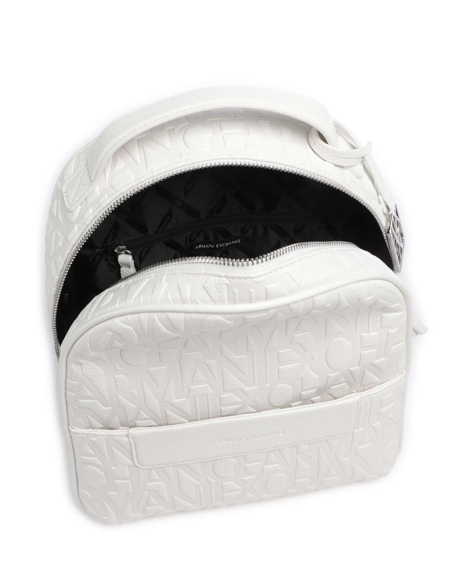 Armani Exchange Liz Pebble S Backpack off white - Image 5