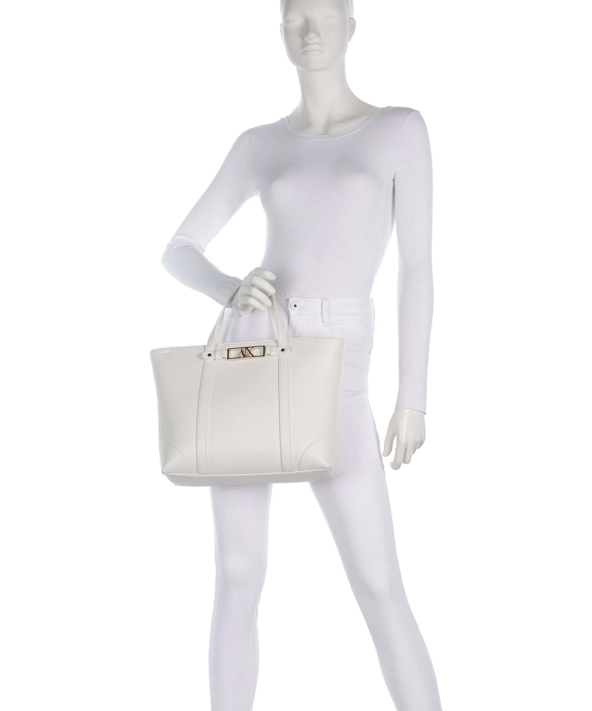 Armani Exchange Polly Handbag off white - Image 3