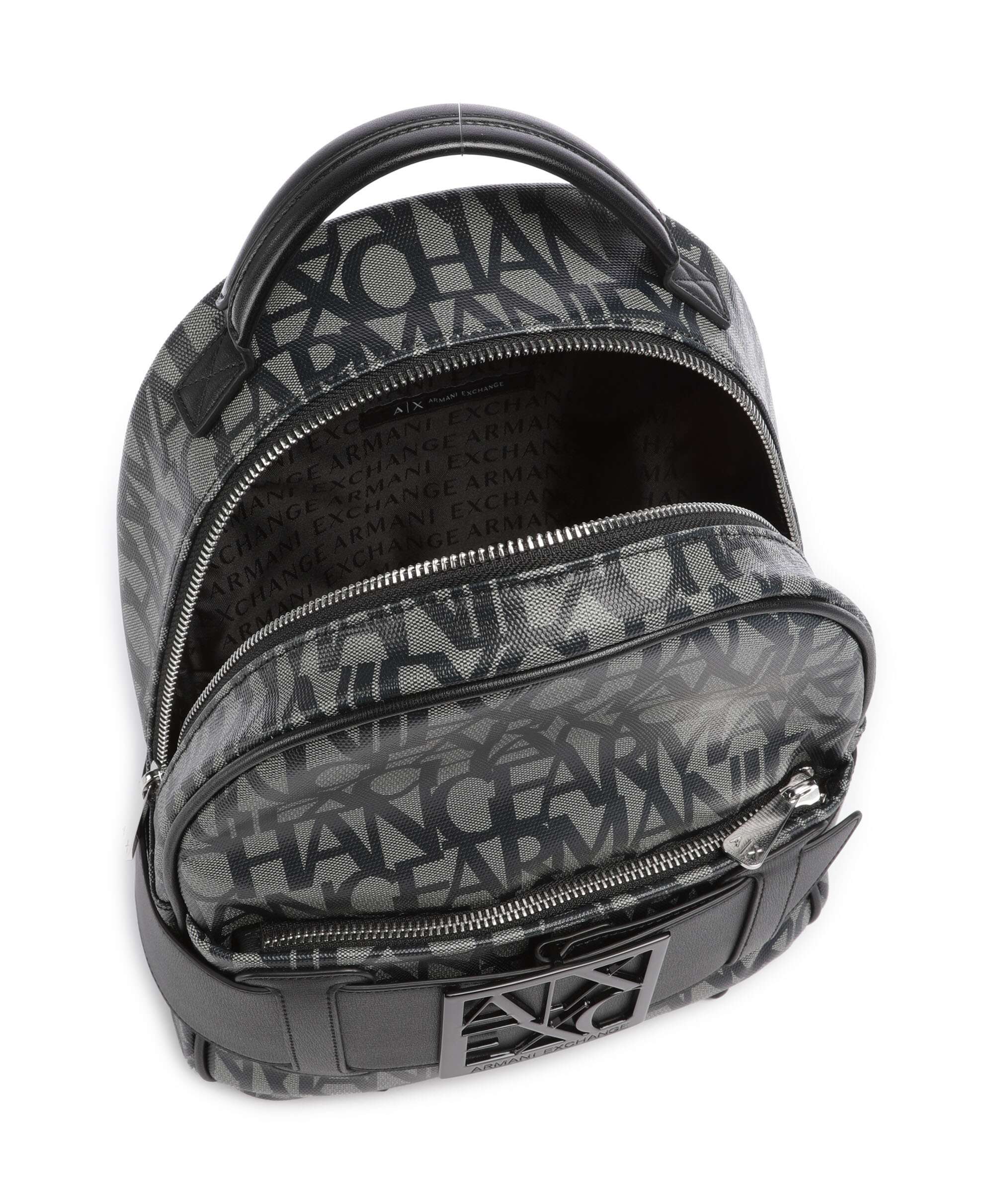 Armani Exchange Susy Backpack beige/navy stripes - Image 6
