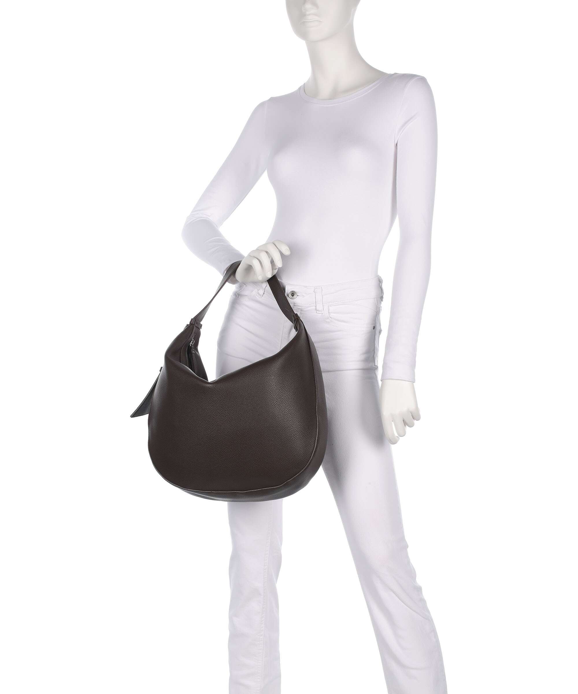 Armani Exchange Susy L Hobo bag hot fudge - Image 3
