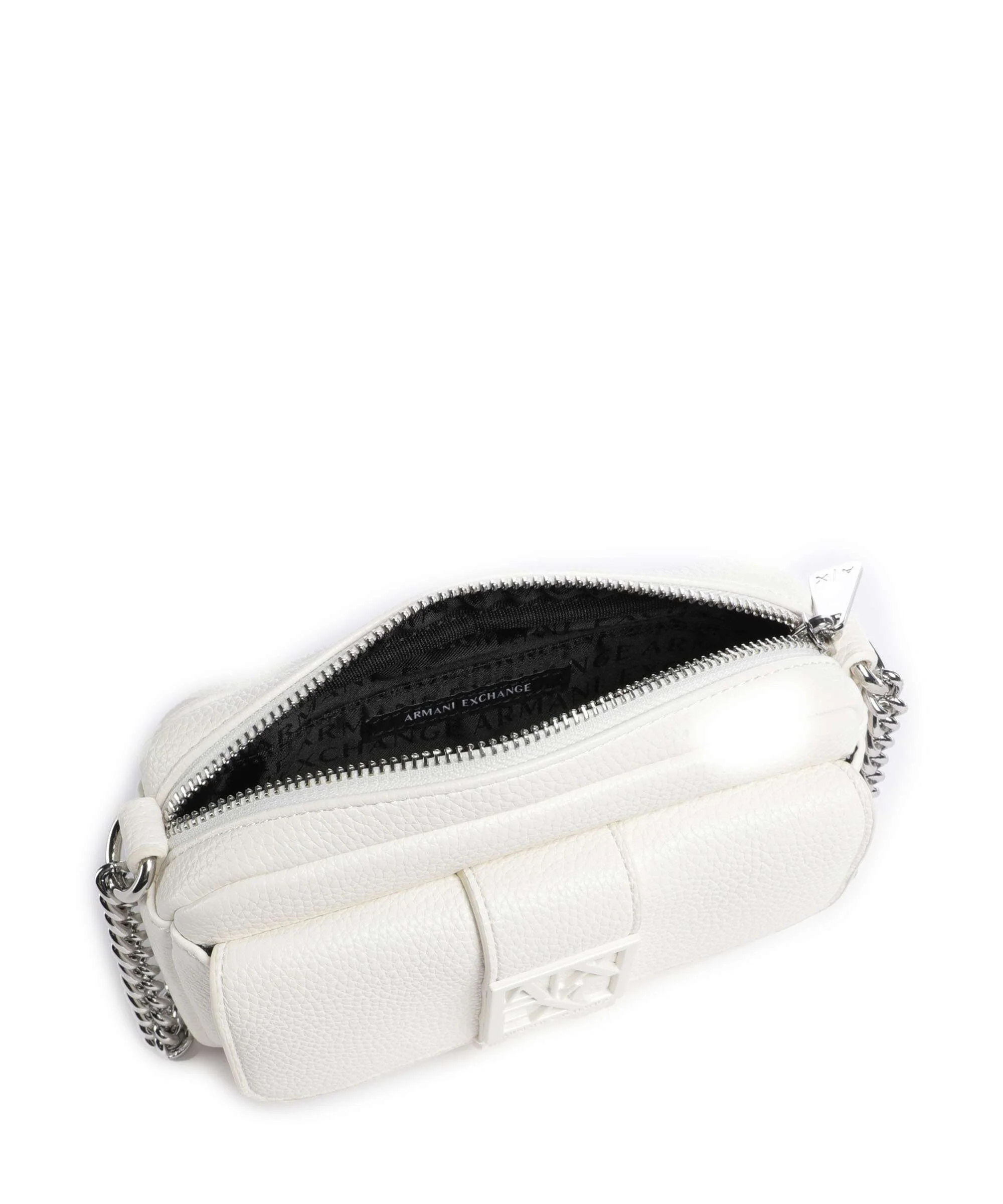 Armani Exchange Susy Soft Crossbody bag off white - Image 6