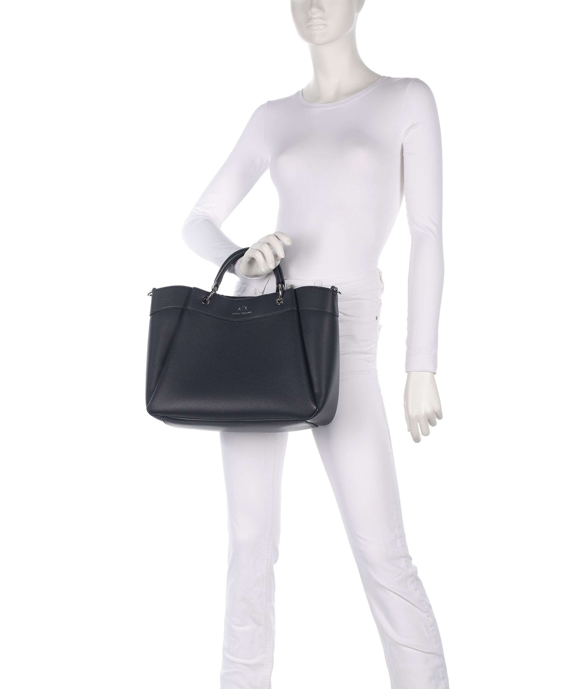 Armani Exchange Wave L Handbag sky captain - Image 3