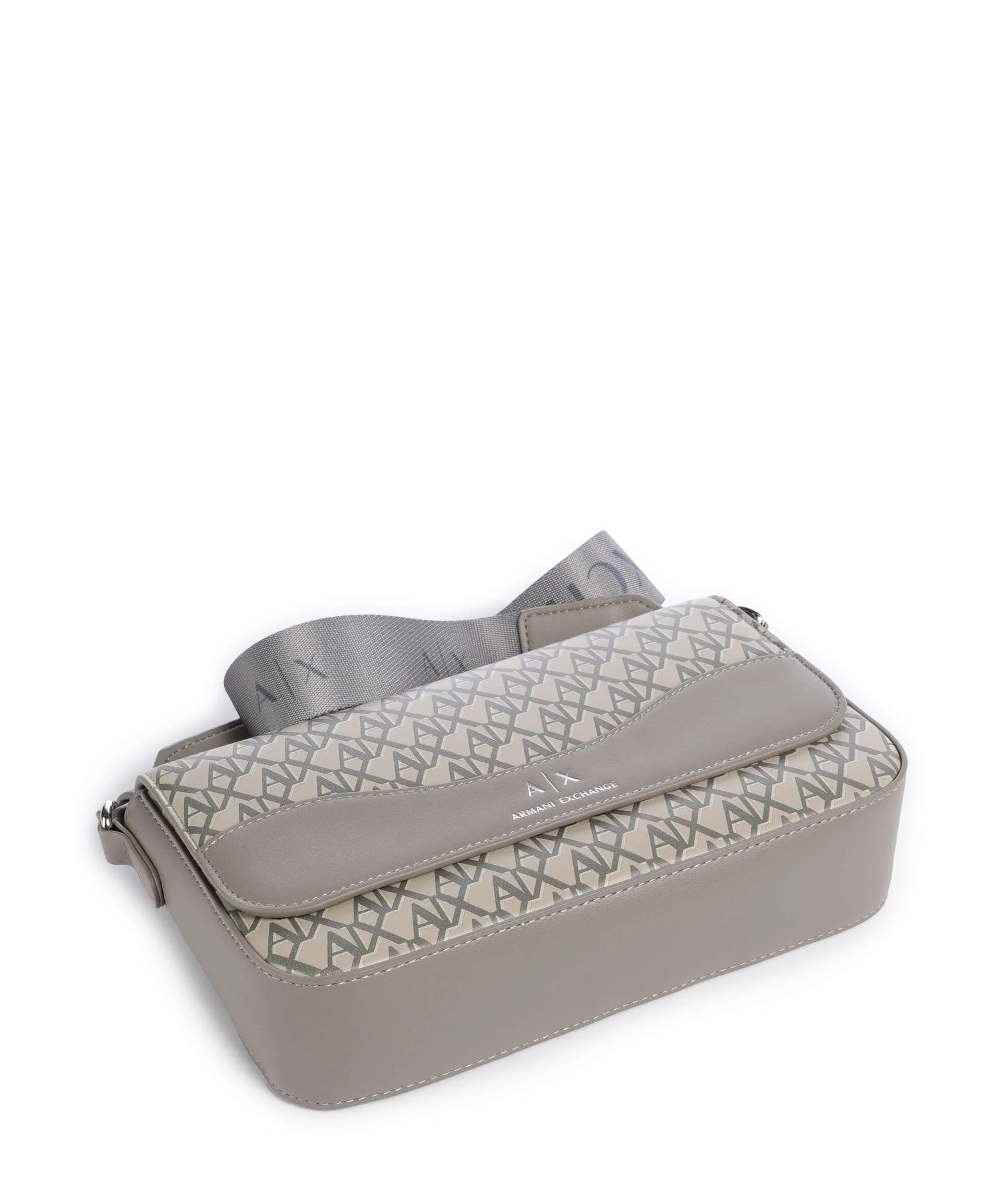 Armani Exchange Wave Monogram Crossbody bag sound sand/brown bass - Image 4
