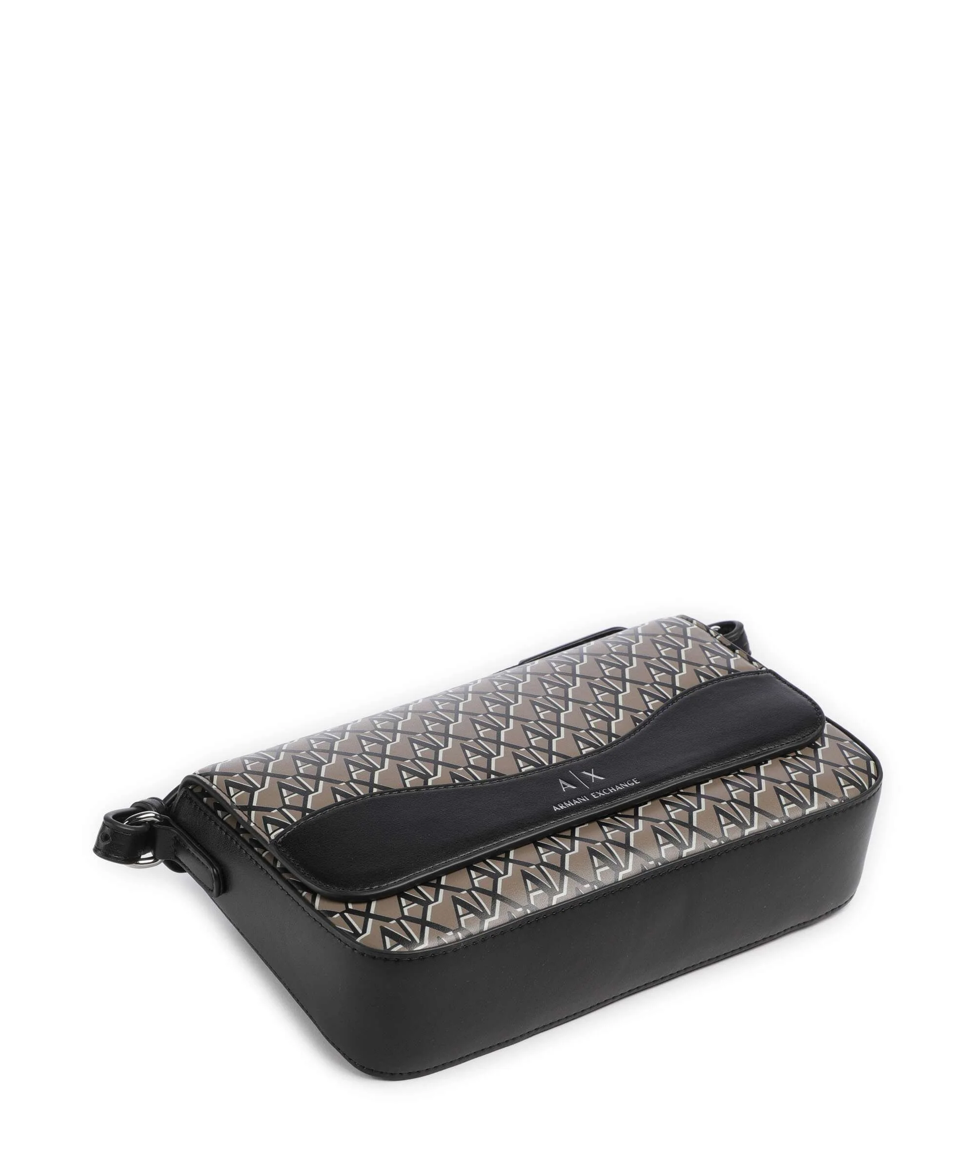 Armani Exchange Wave Monogram Crossbody bag brown bass/black - Image 5