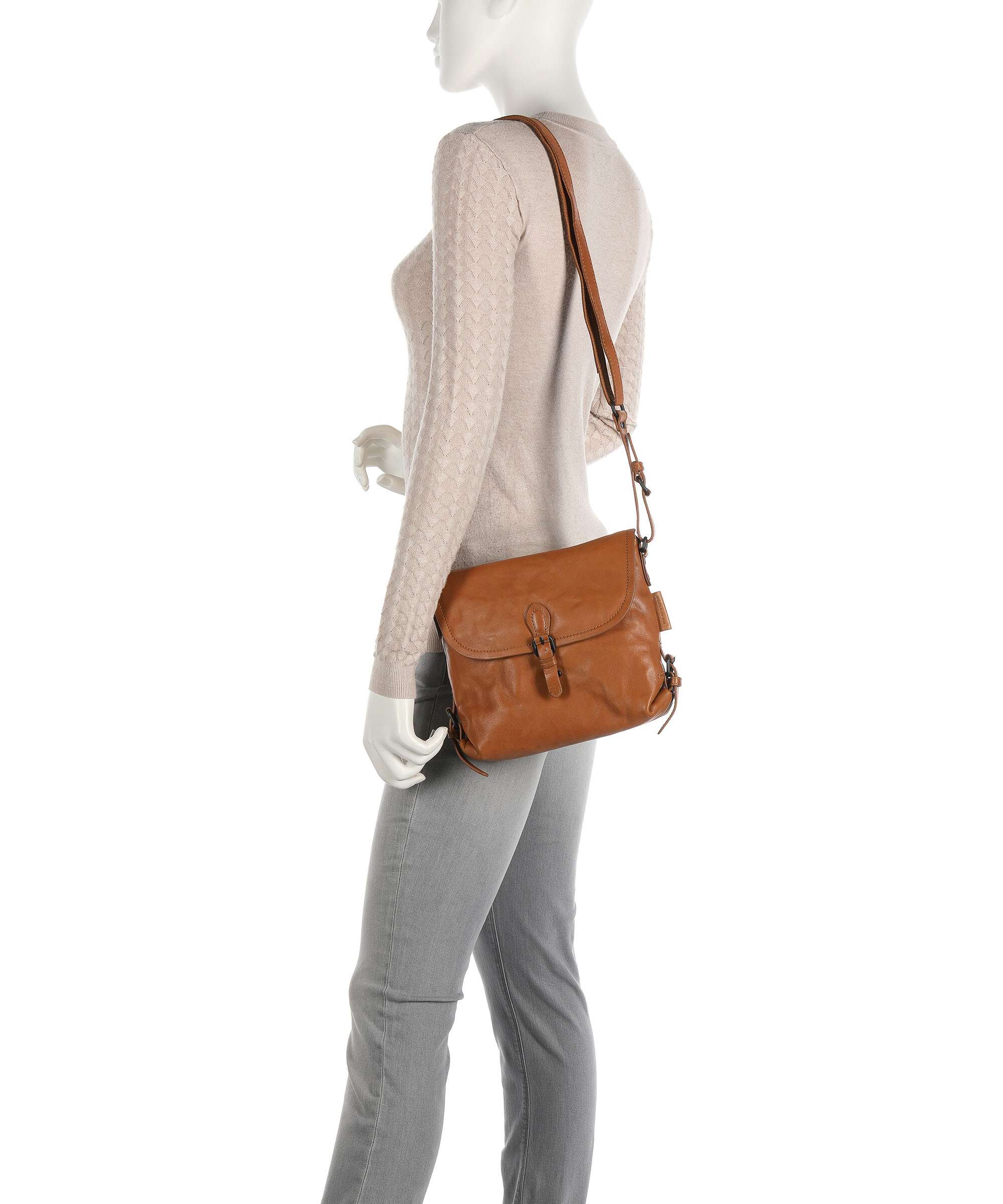 Aunts & Uncles Grandma's Luxury Club Mrs. Puff Pie Crossbody bag caramel - Image 3