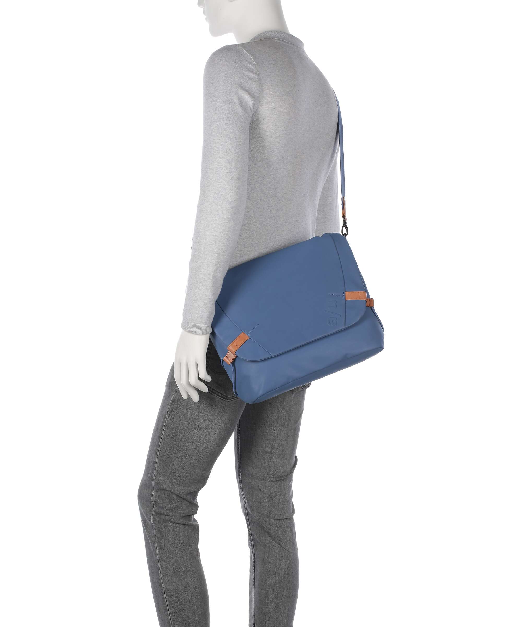 Aunts & Uncles Japan Matsumoto Messenger bag blue jeans - Image 4