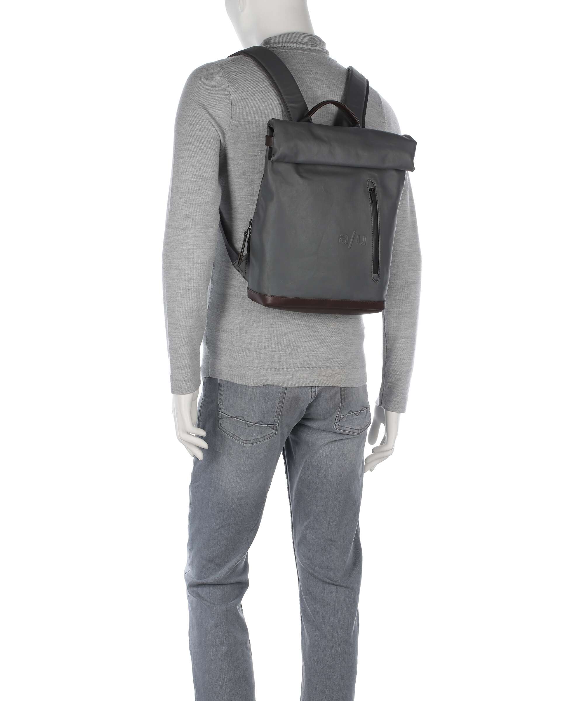 Aunts & Uncles Japan Wakayama Rolltop backpack pewter - Image 4
