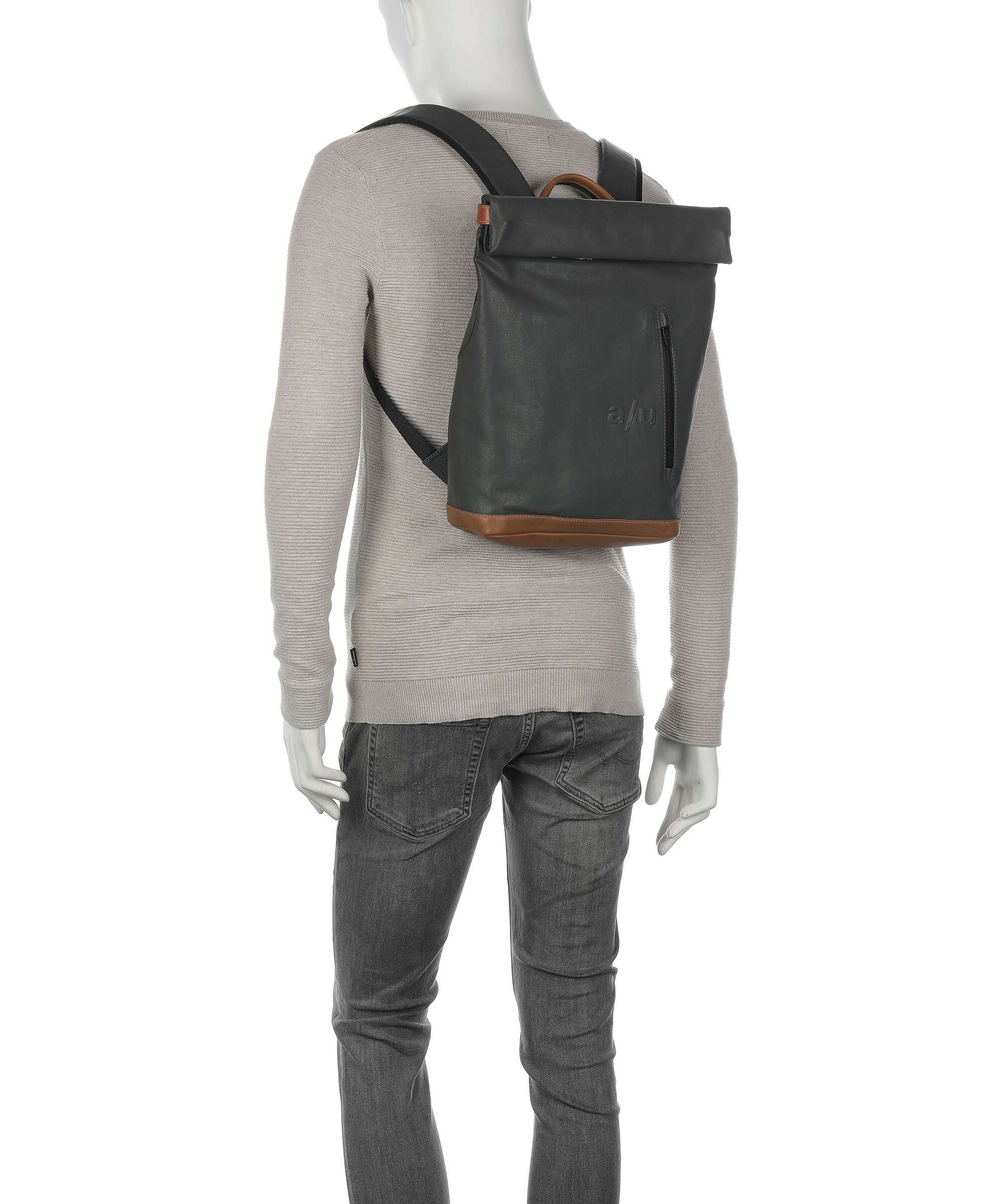 Aunts & Uncles Japan Wakayama Rolltop backpack gravity grey - Image 4