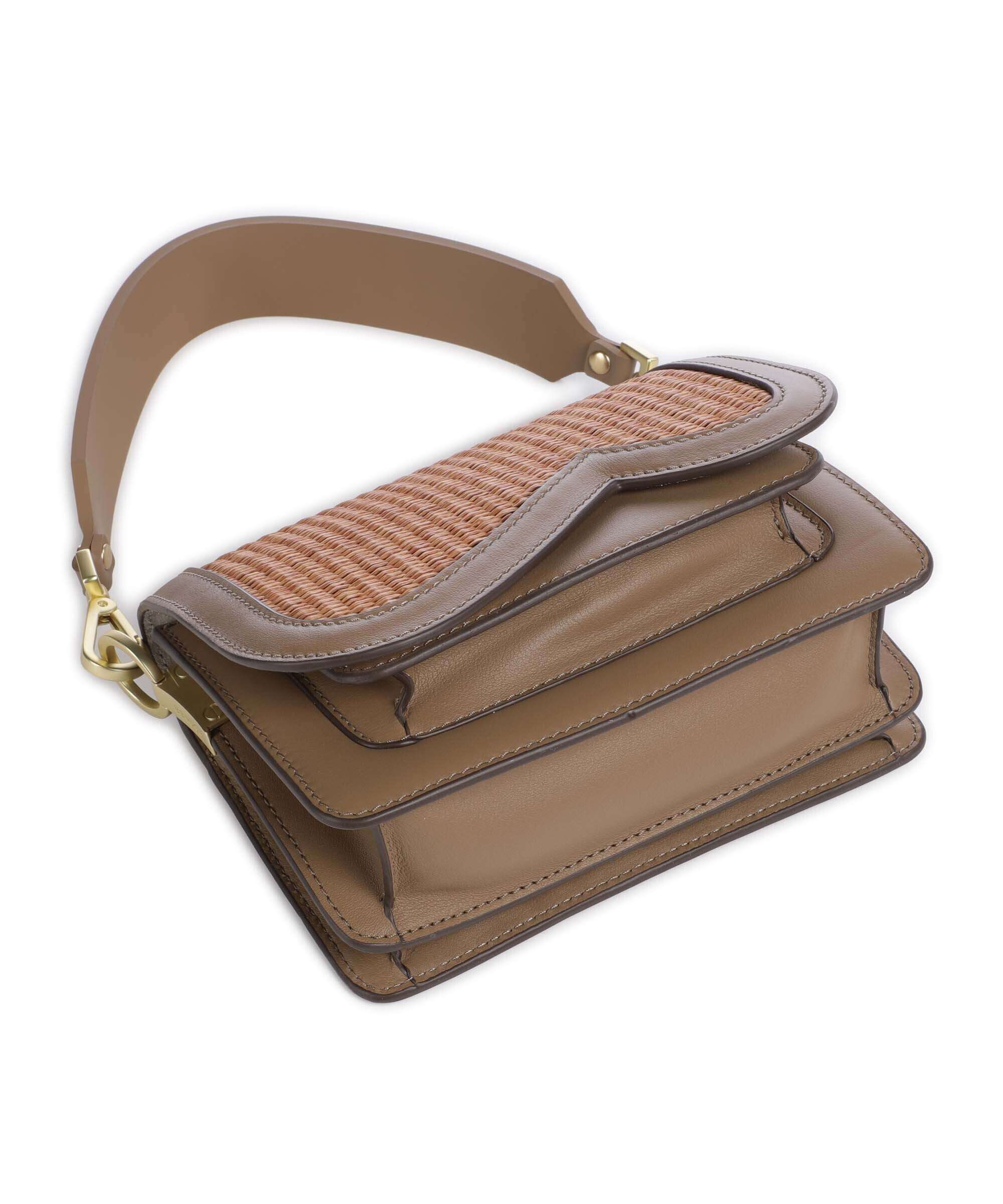 Bogner Bex Rafia Eartha Shoulder bag portabella - Image 5