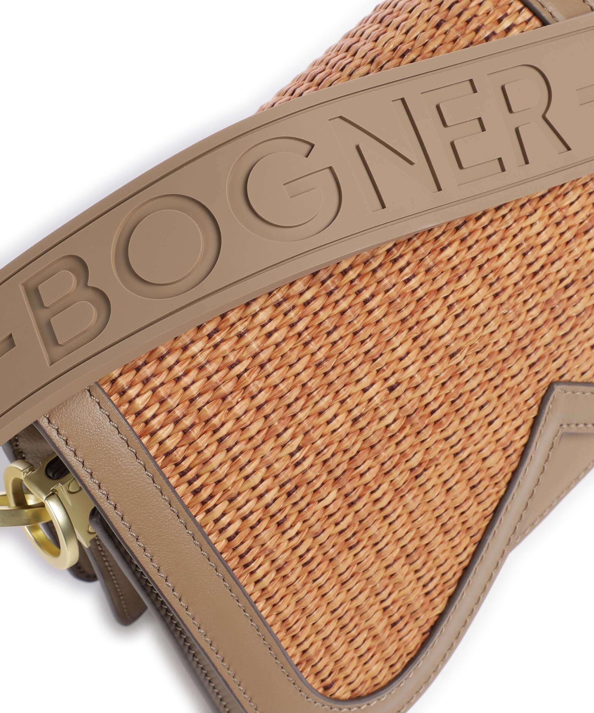 Bogner Bex Rafia Eartha Shoulder bag portabella - Image 6