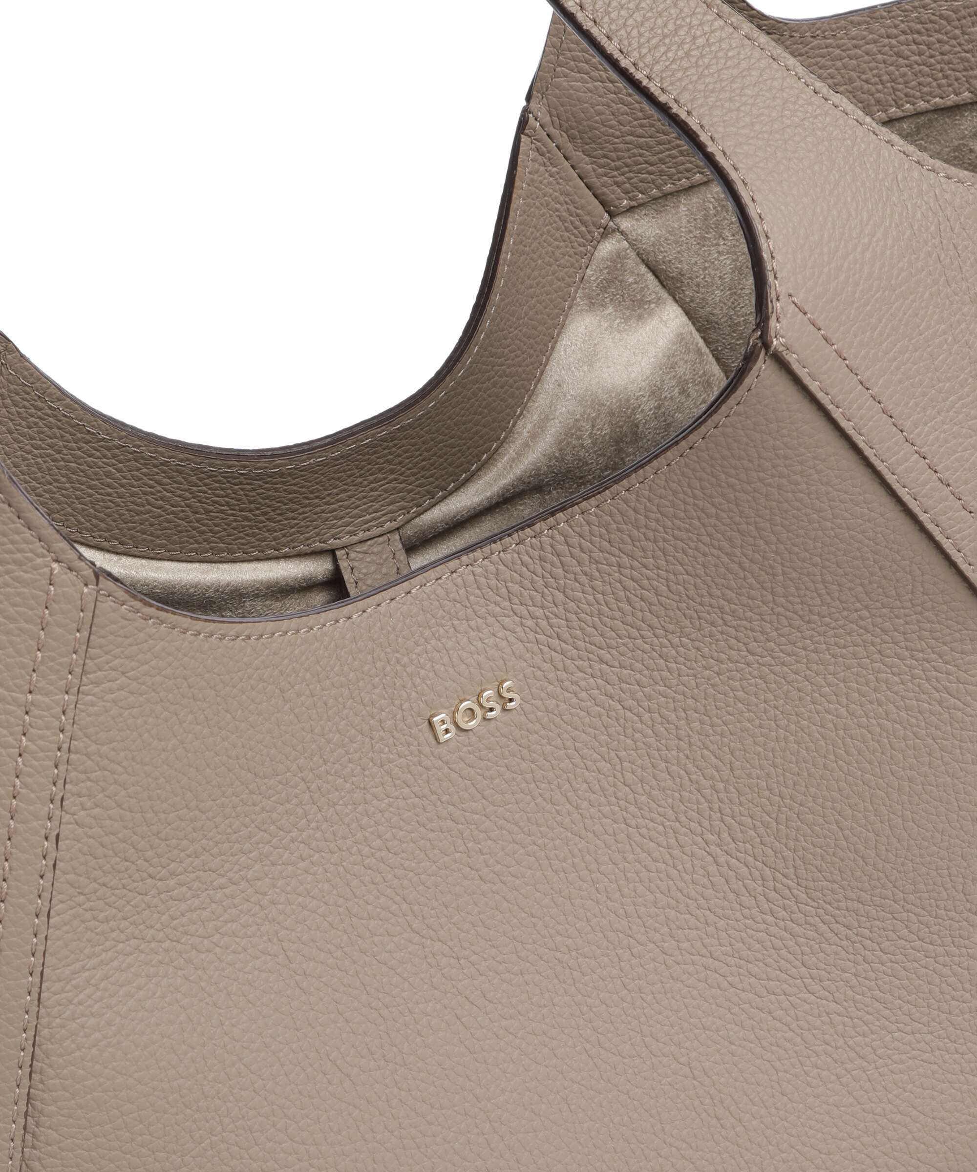 BOSS Lenah Big Tote bag open brown - Image 4