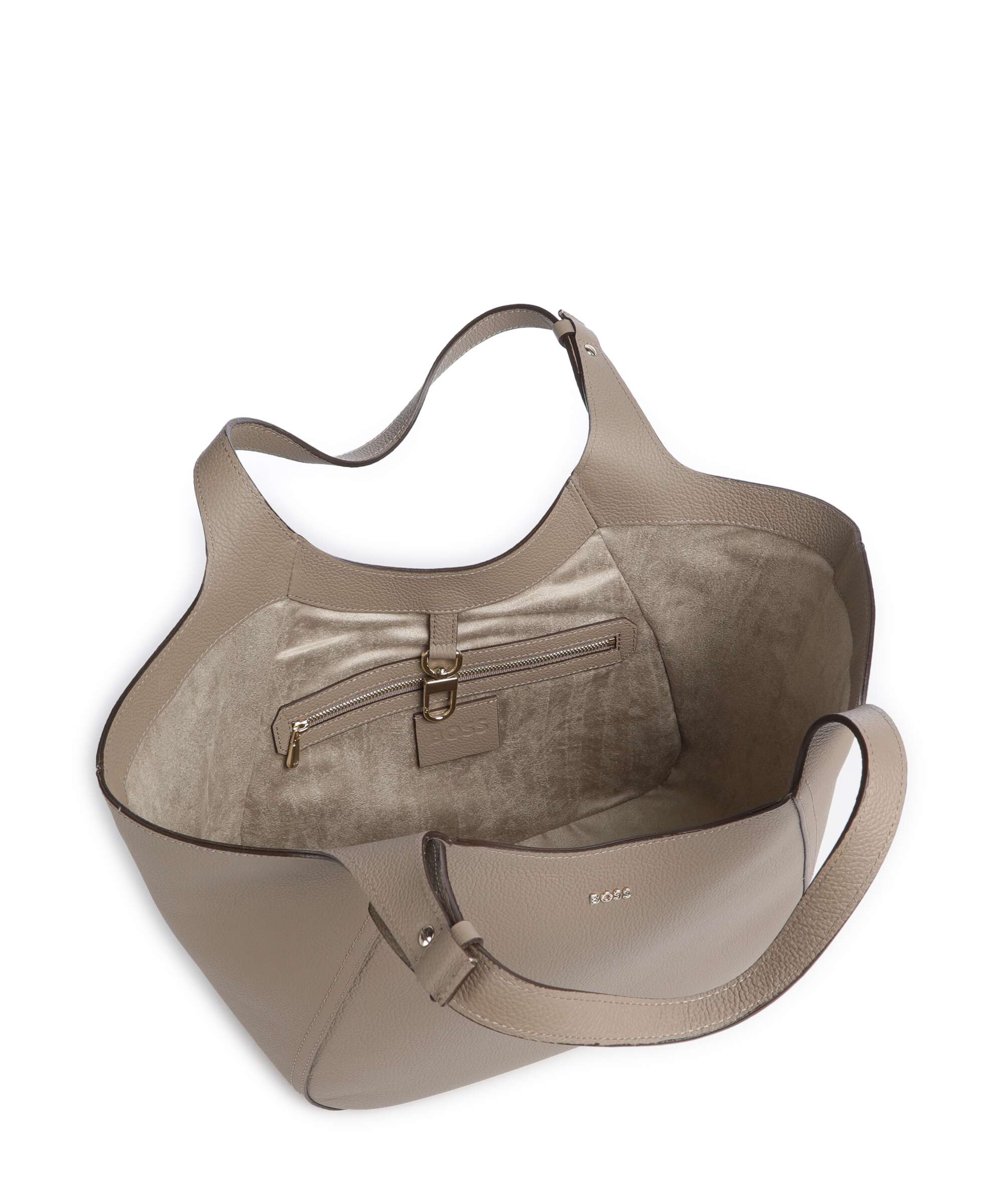 BOSS Lenah Big Tote bag open brown - Image 6