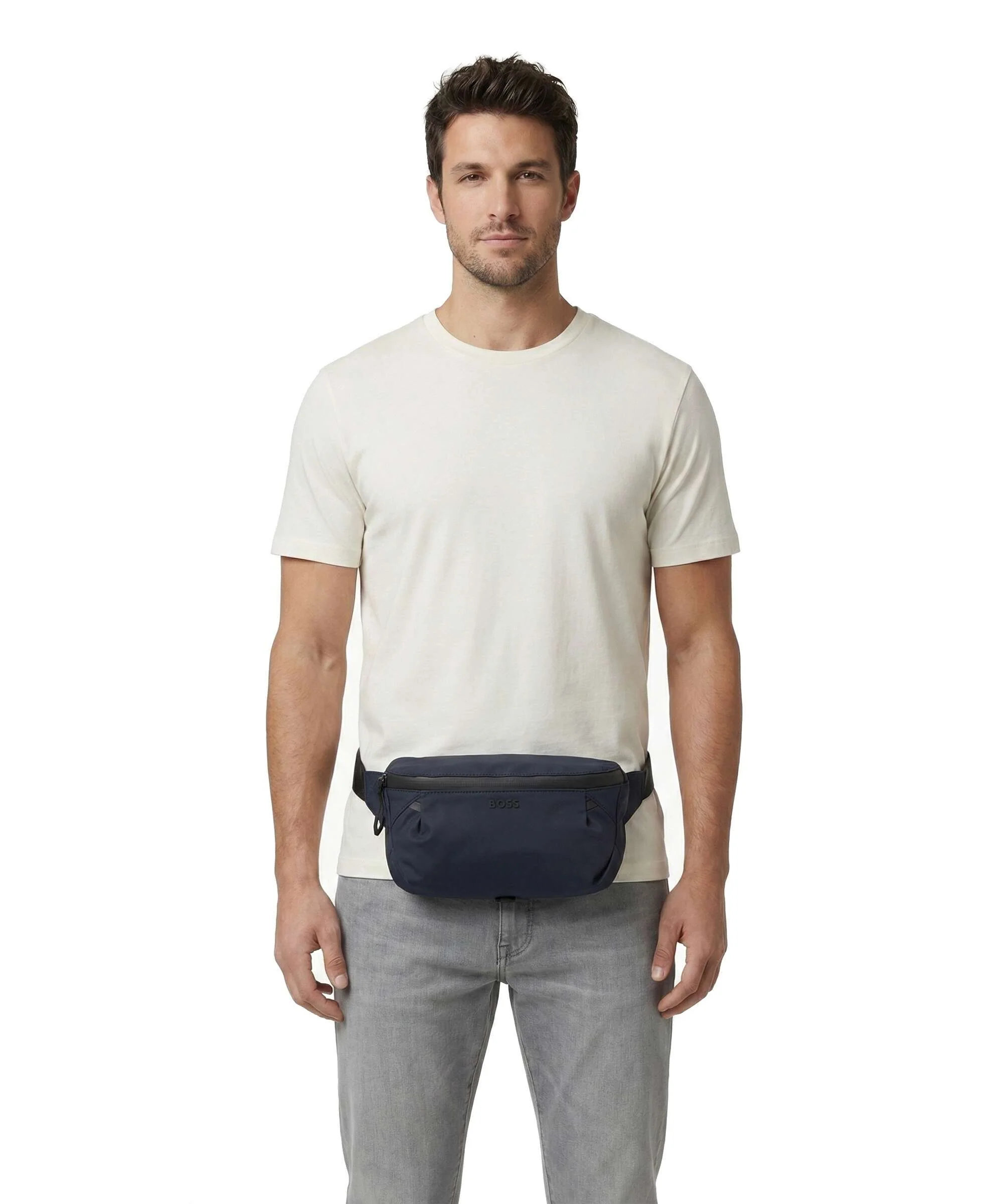 BOSS Stenson Belt bag dark blue - Image 3
