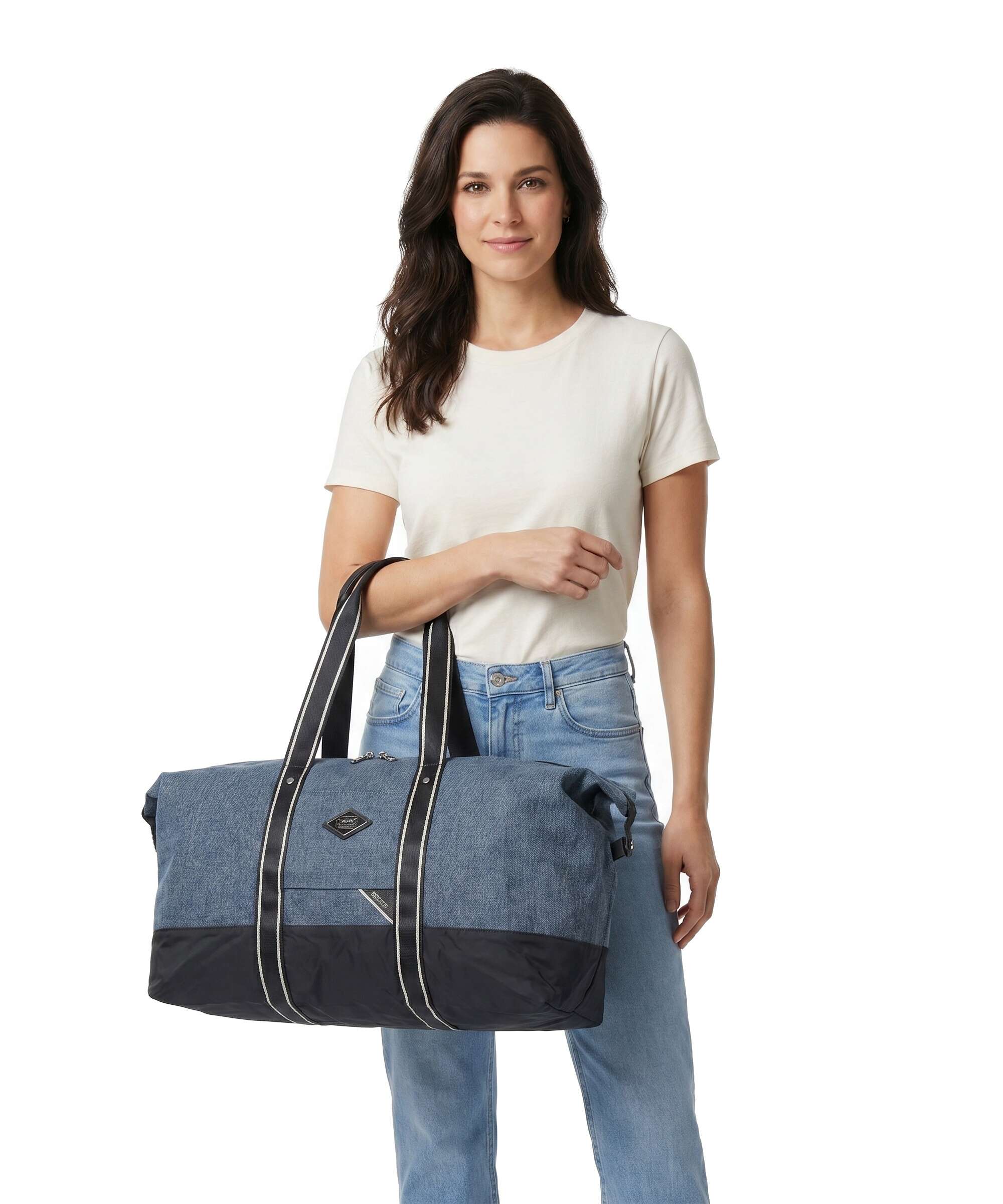 Brics Replay Large Travel bag light denim - Image 3