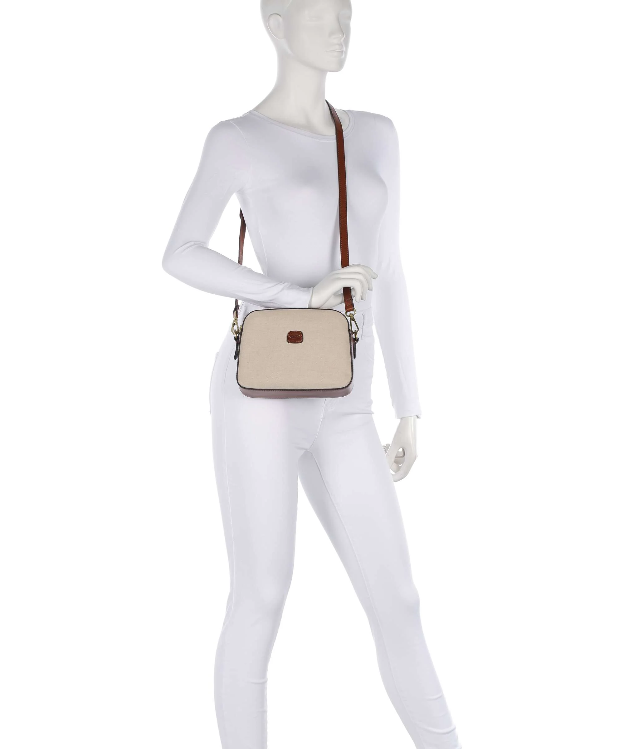 Brics Volterra Crossbody bag cappuccino - Image 3