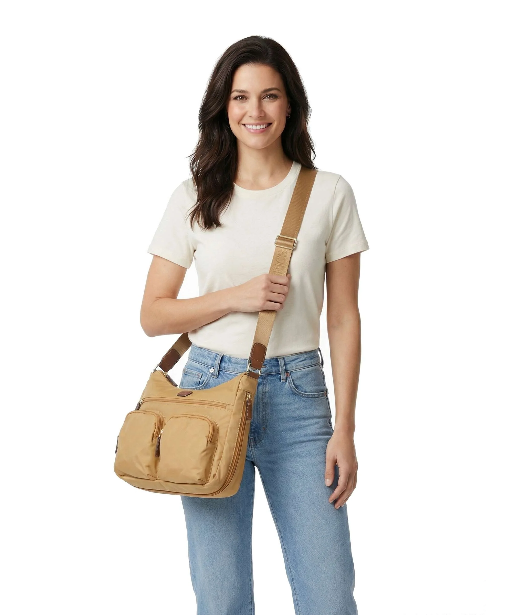 Brics X-Collection Crossbody bag miele/honey - Image 3