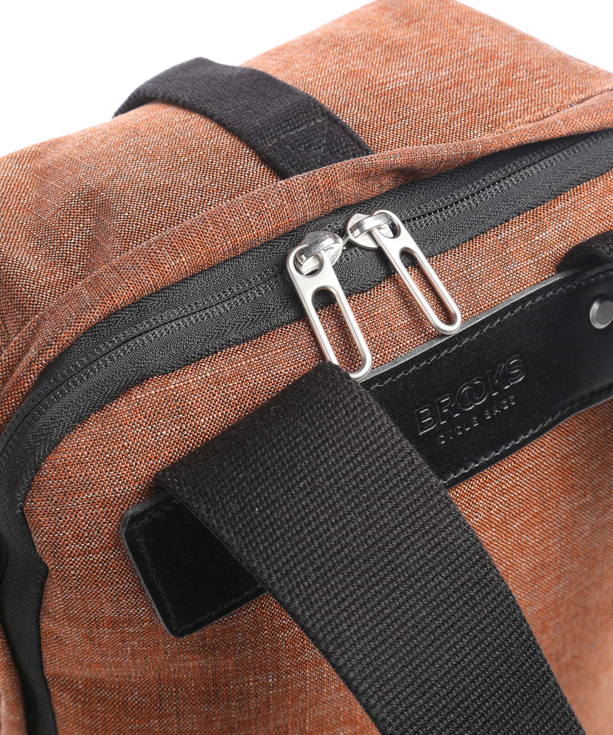 Brooks England Dalston Small Tex Backpack bronze/orange - Image 3