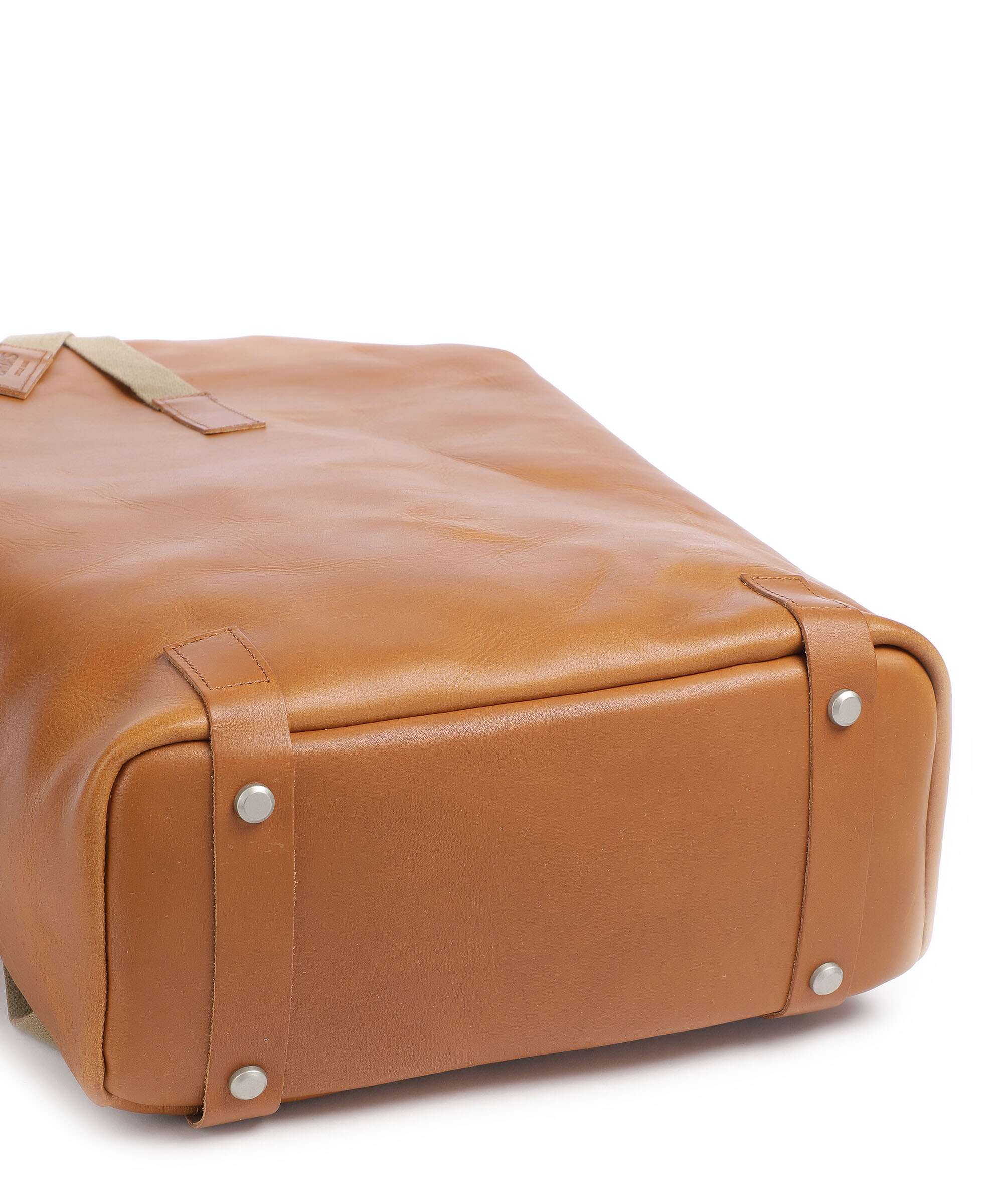 Brooks England Pickwick Leather Large Rolltop backpack cognac - Image 5