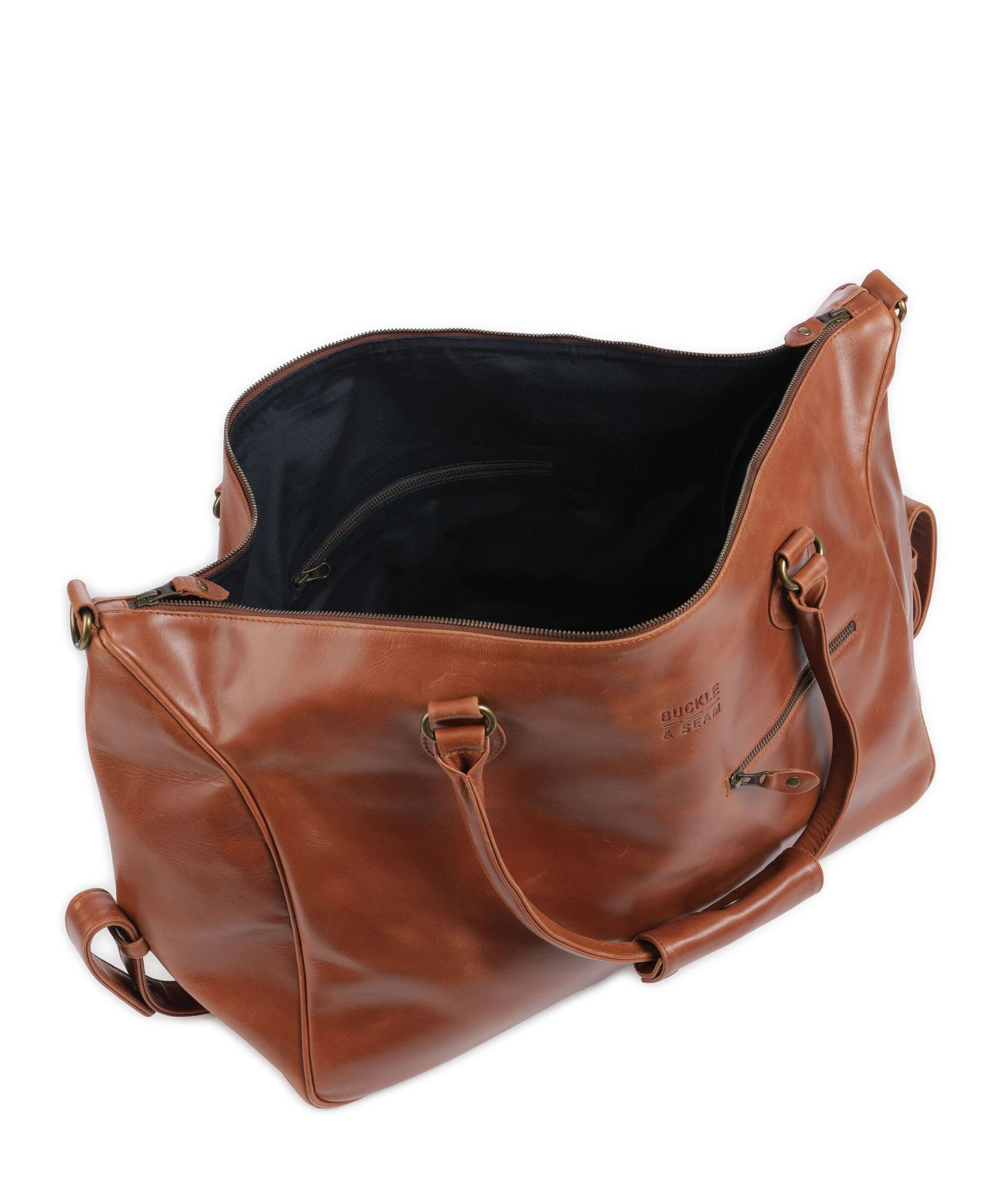 Buckle & Seam Linwood Weekend bag cognac - Image 5