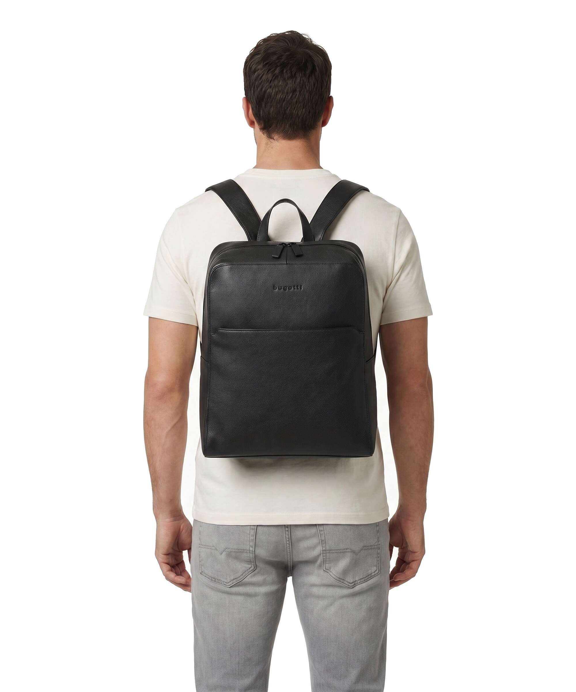 Bugatti Black Backpack schwarz - Image 3
