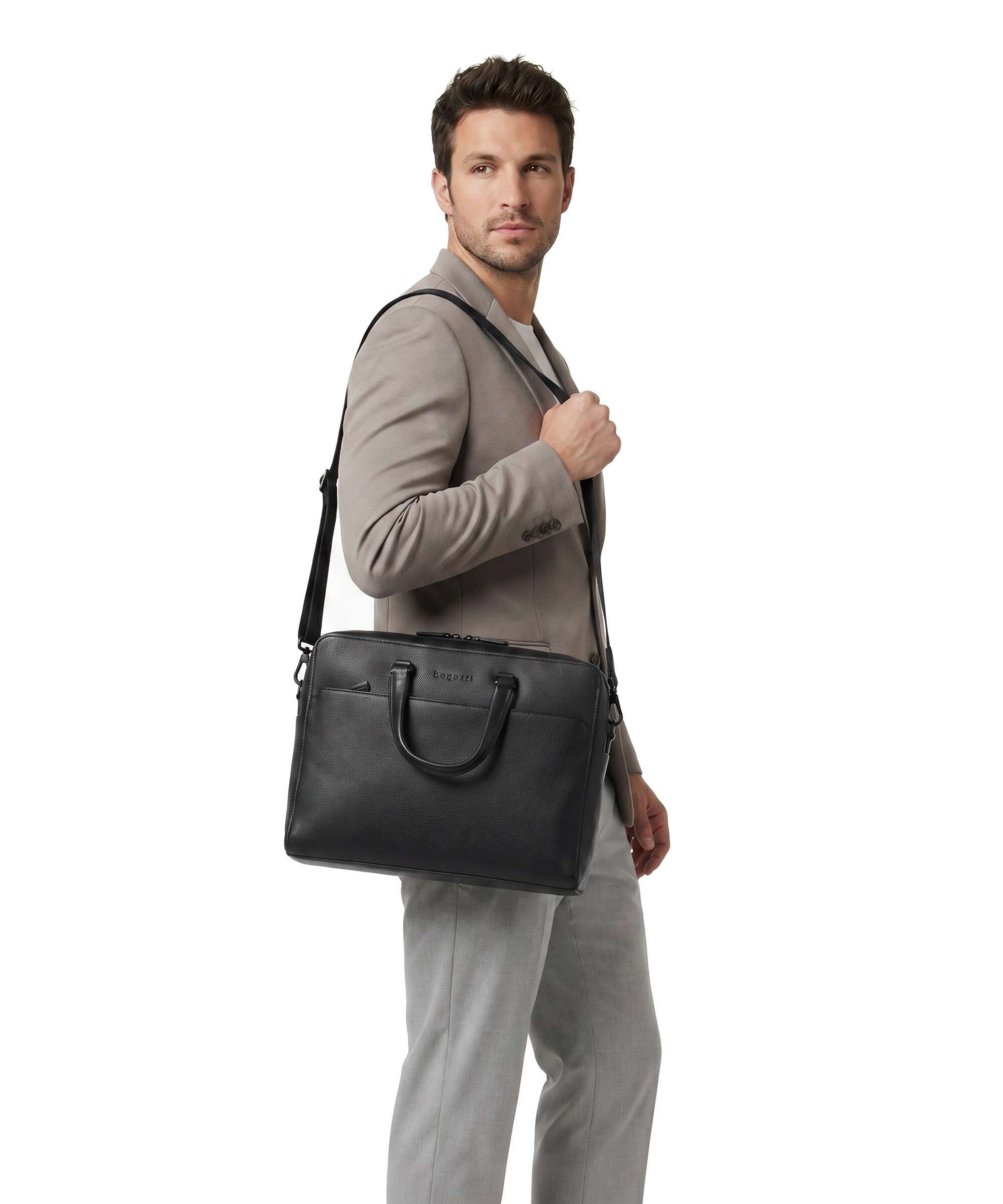 Bugatti Black Briefcase schwarz - Image 3