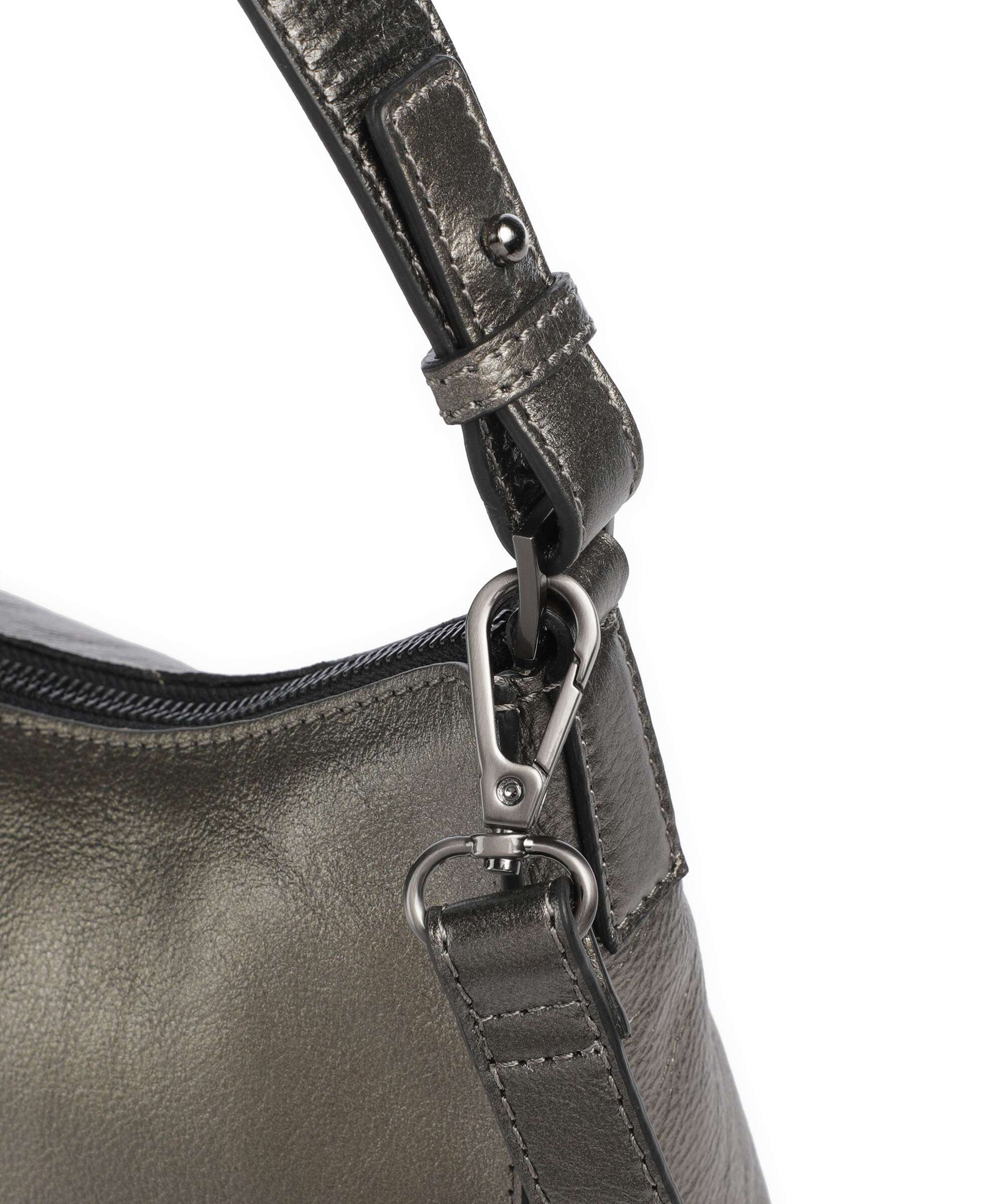 Burkely Creased Crystal Shoulder bag gunmetal - Image 5