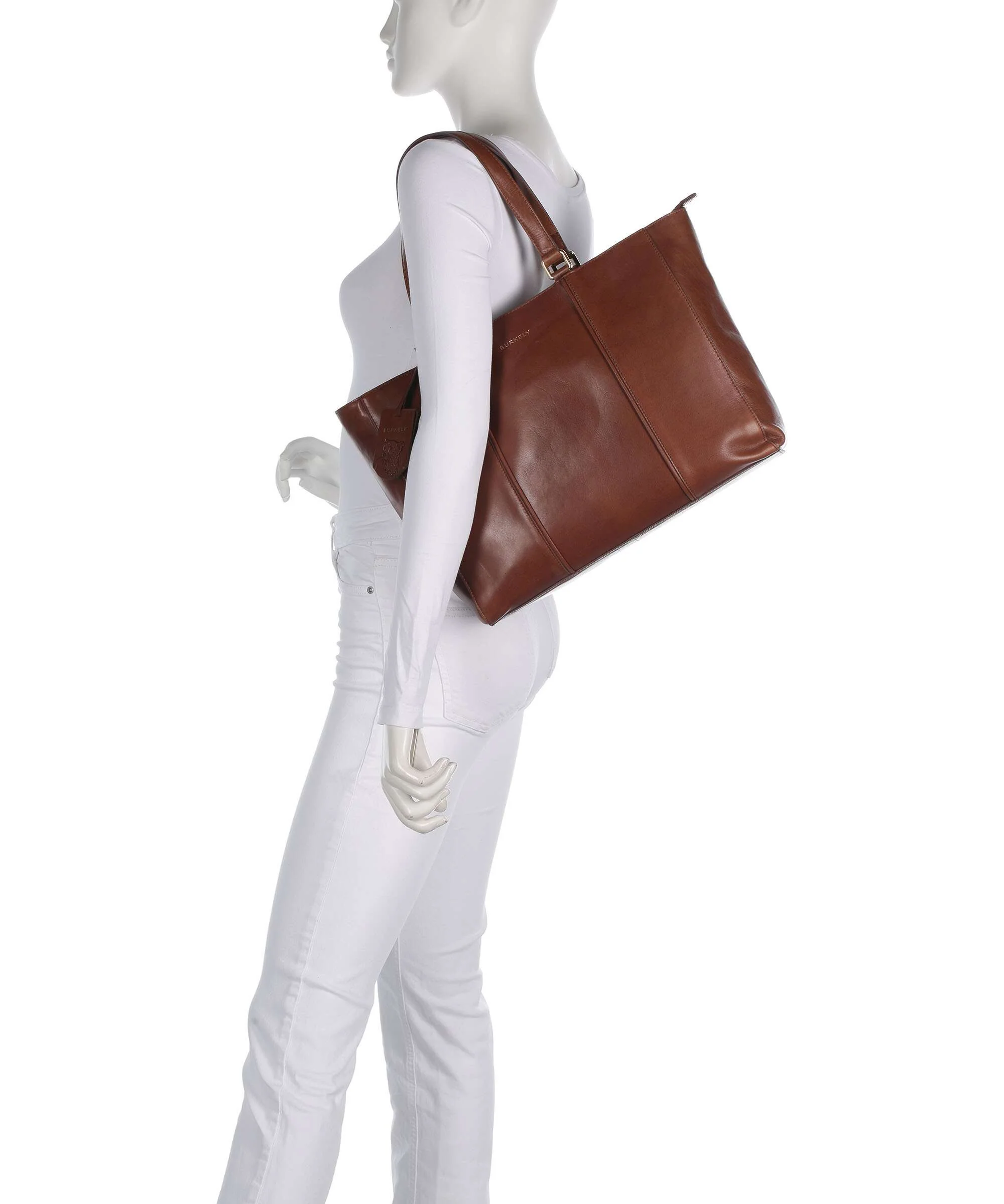 Burkely Fine Florence Tote bag chestnut - Image 3