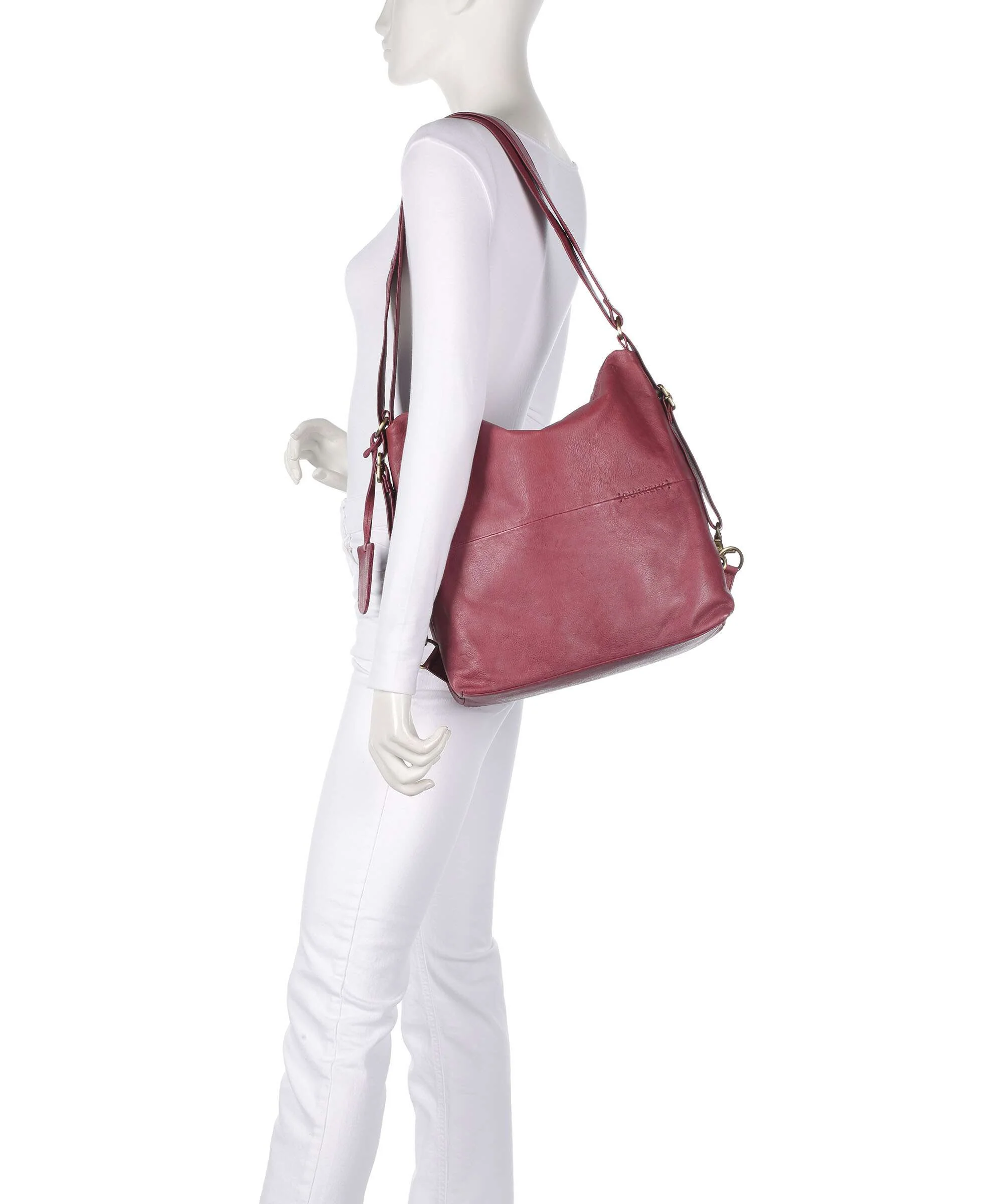 Burkely Natural Norah Backpack bag poppy pink - Image 3