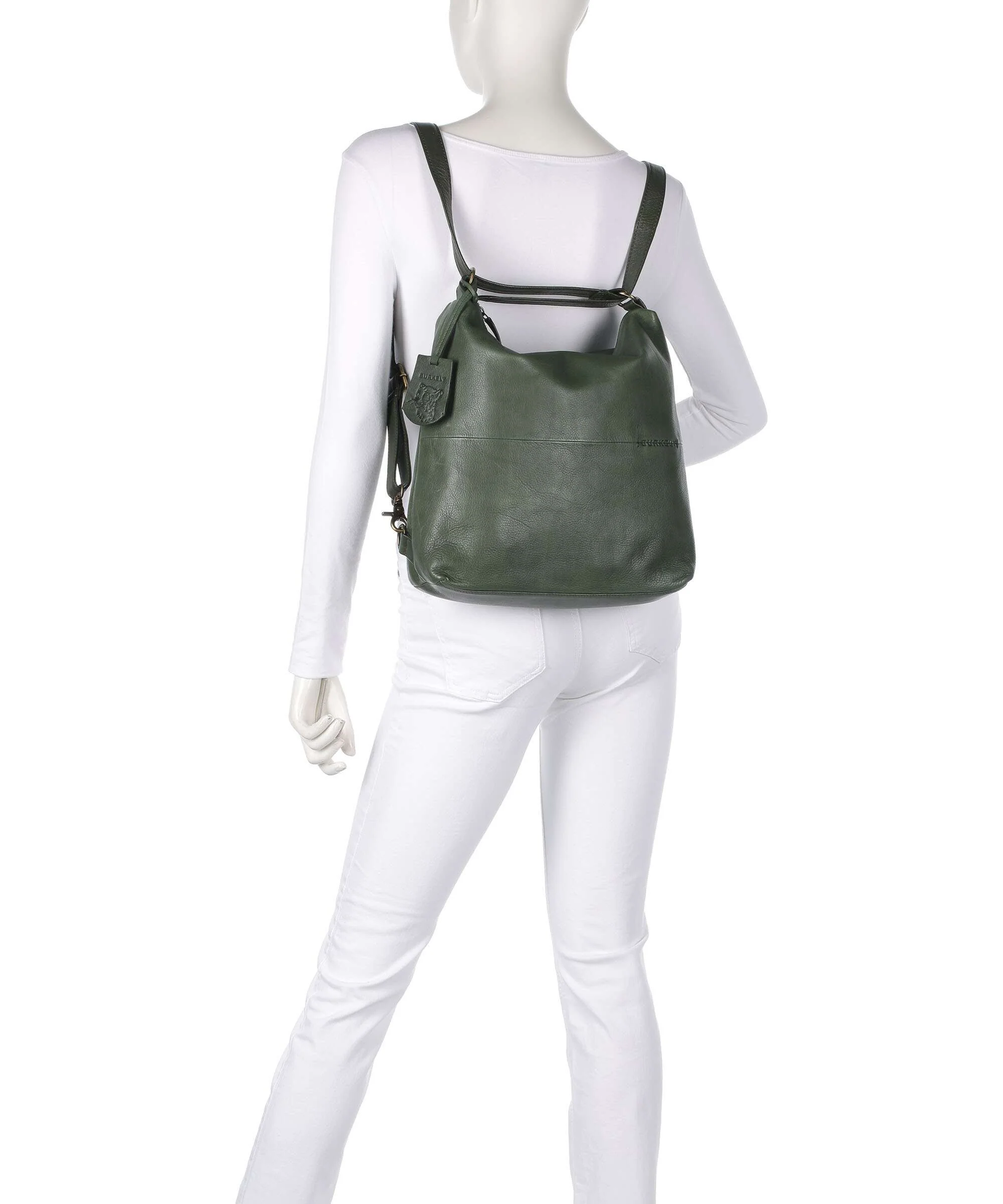 Burkely Natural Norah Backpack bag grass green - Image 4
