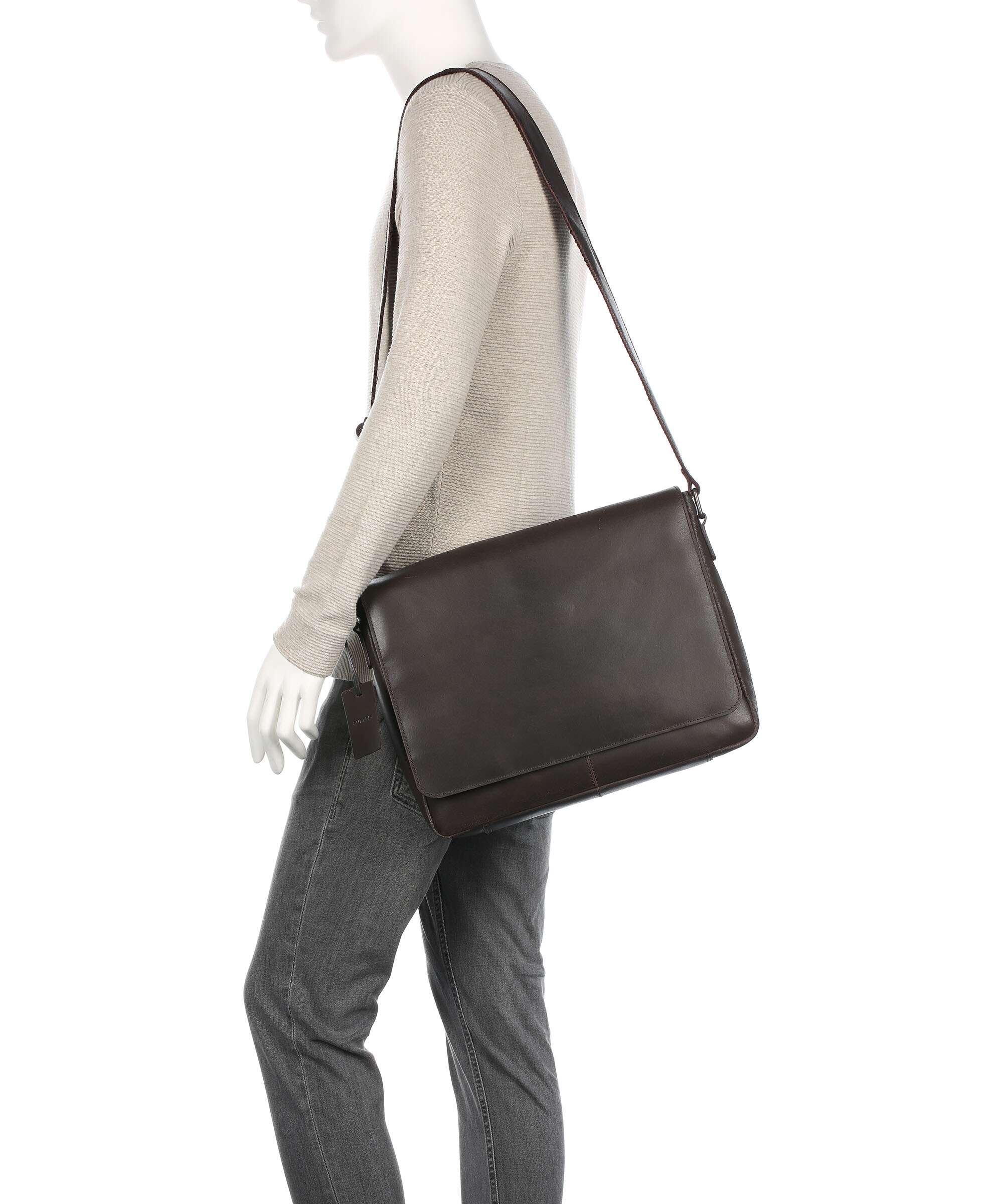 Burkely Vintage Juul Messenger bag dark brown - Image 3
