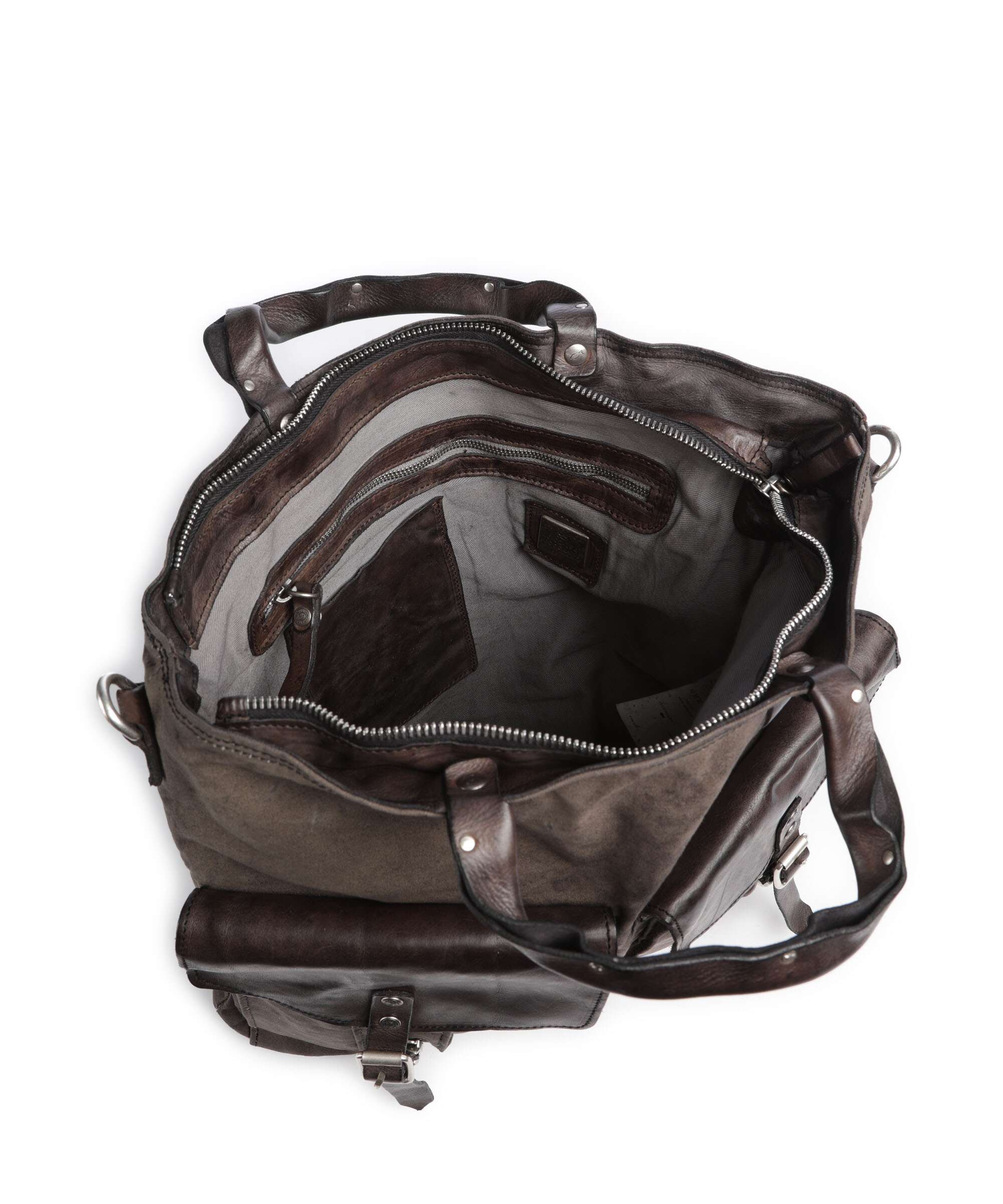 Campomaggi Backpack bag verde militare/grigio - Image 7