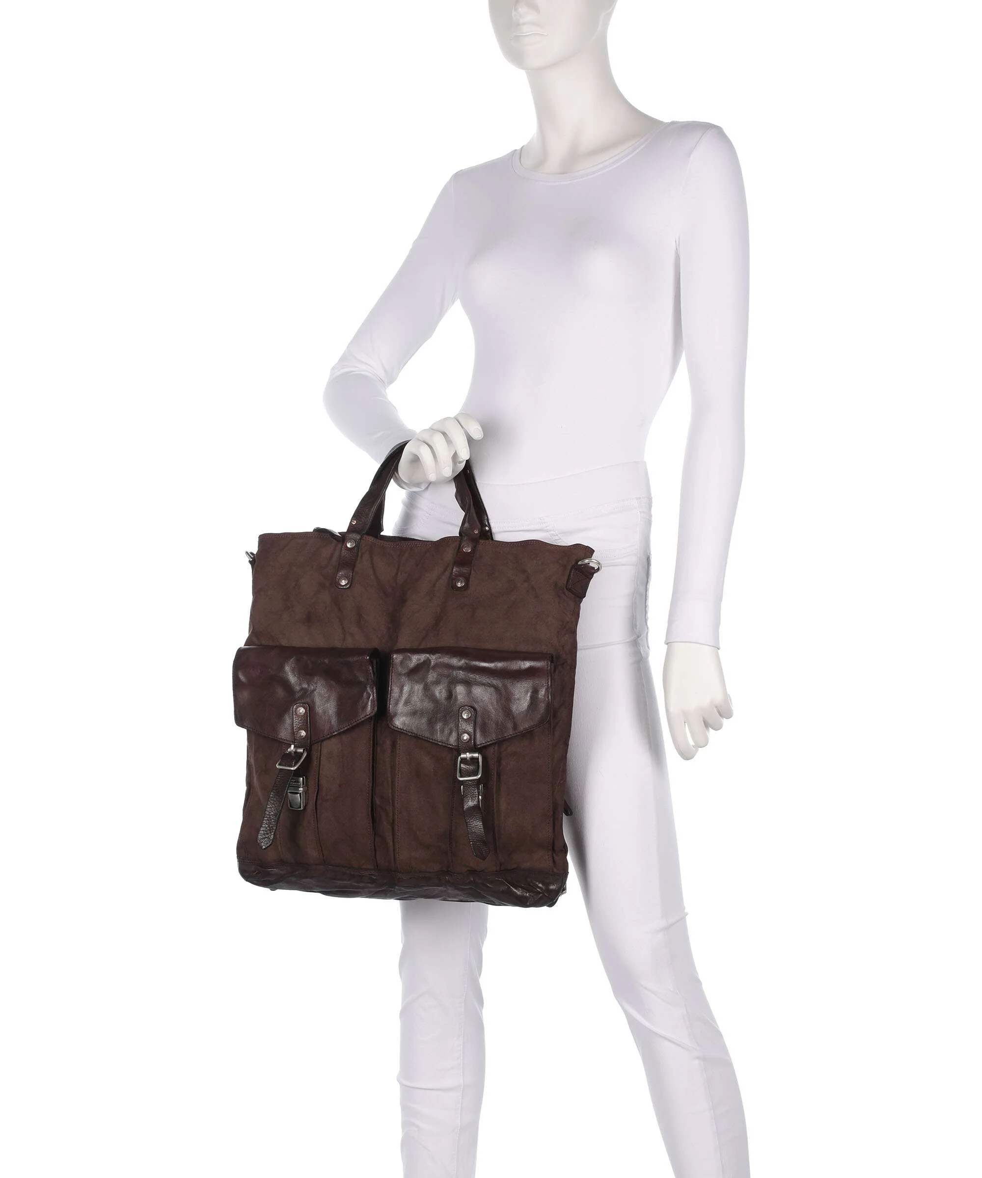 Campomaggi Backpack bag verde militare/moro - Image 3