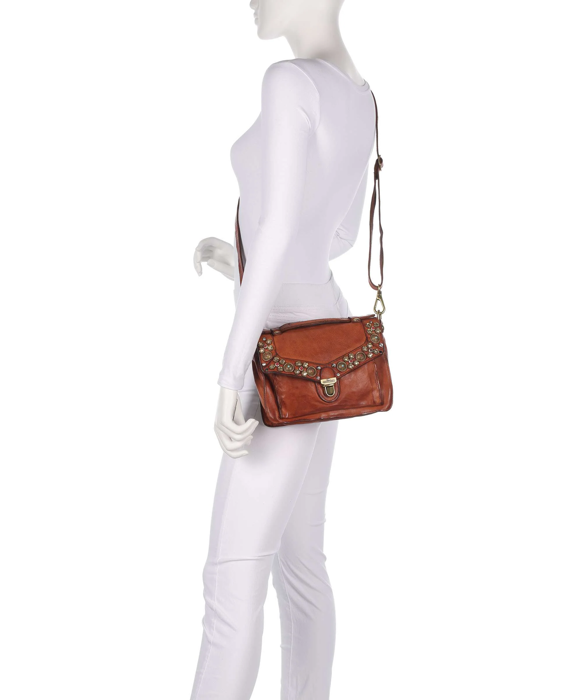 Campomaggi Crossbody bag cognac - Image 3