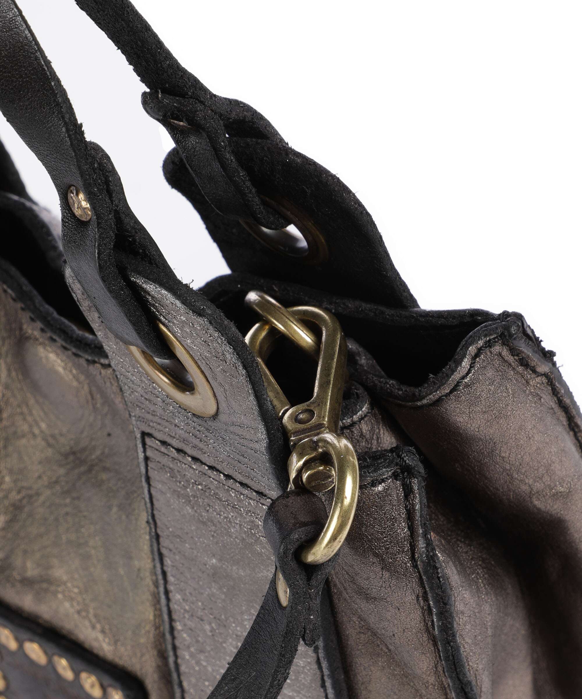 Campomaggi Crossbody bag lead grey - Image 4