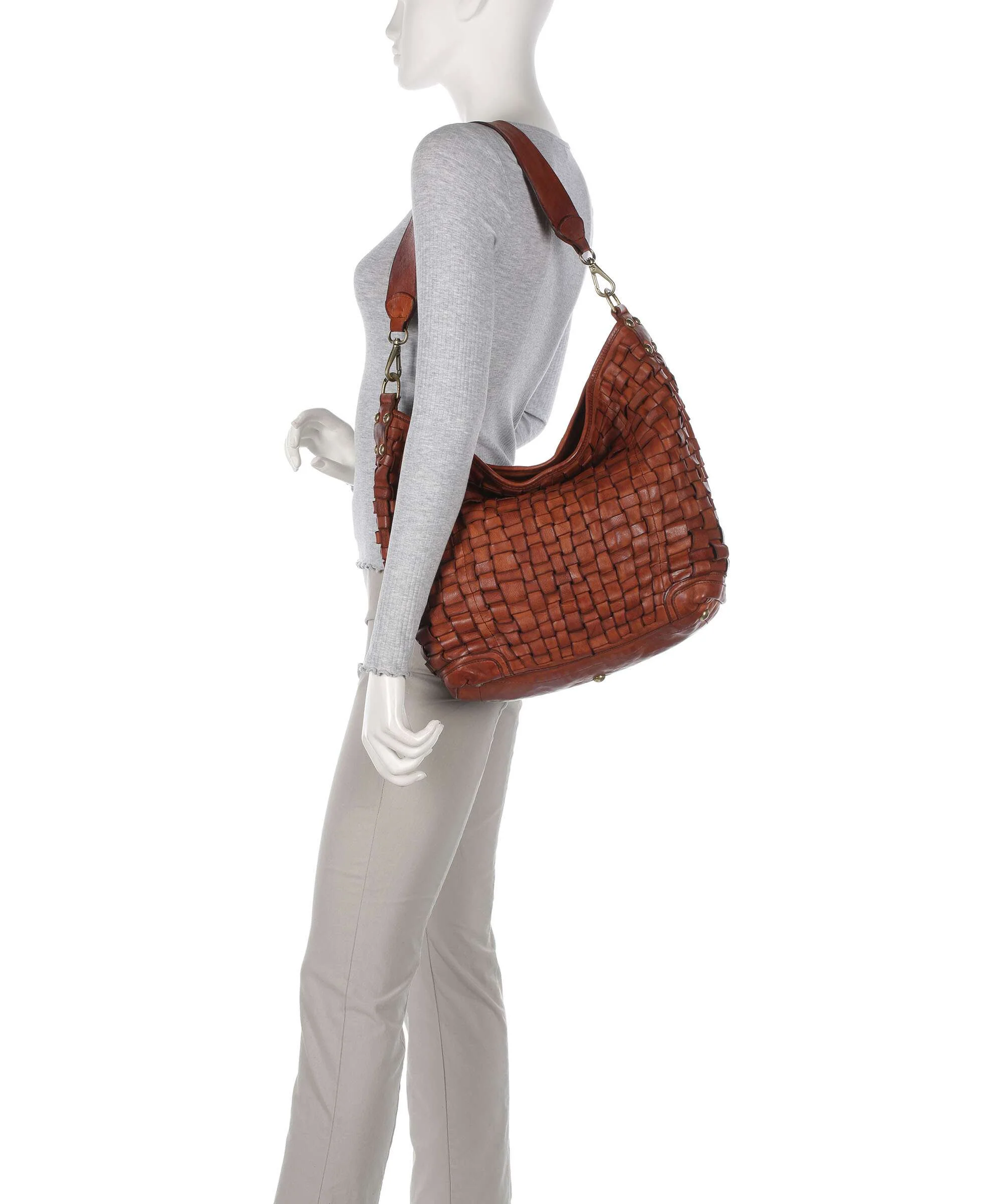 Campomaggi Hobo bag cognac - Image 3